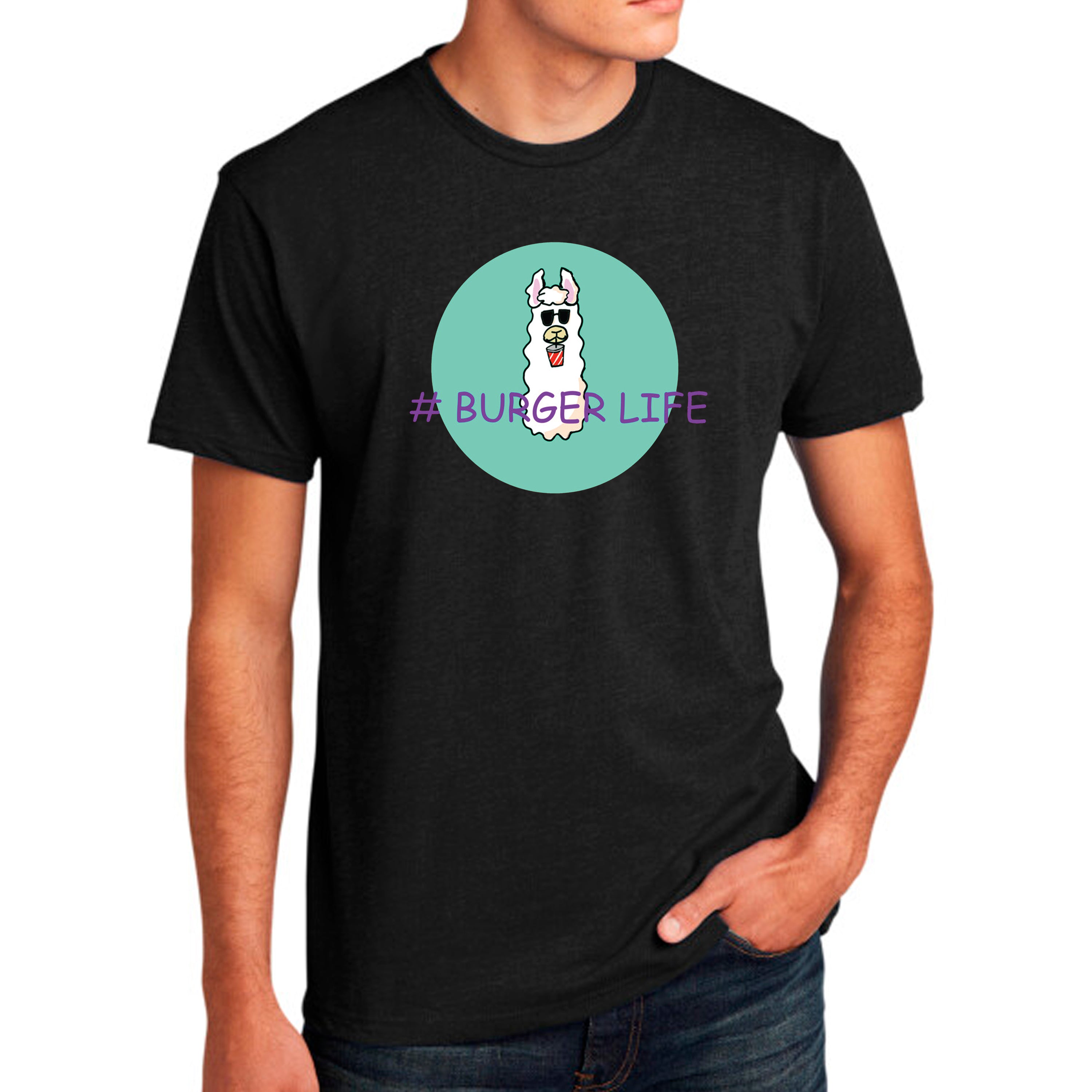 Short Sleeve Burger Life