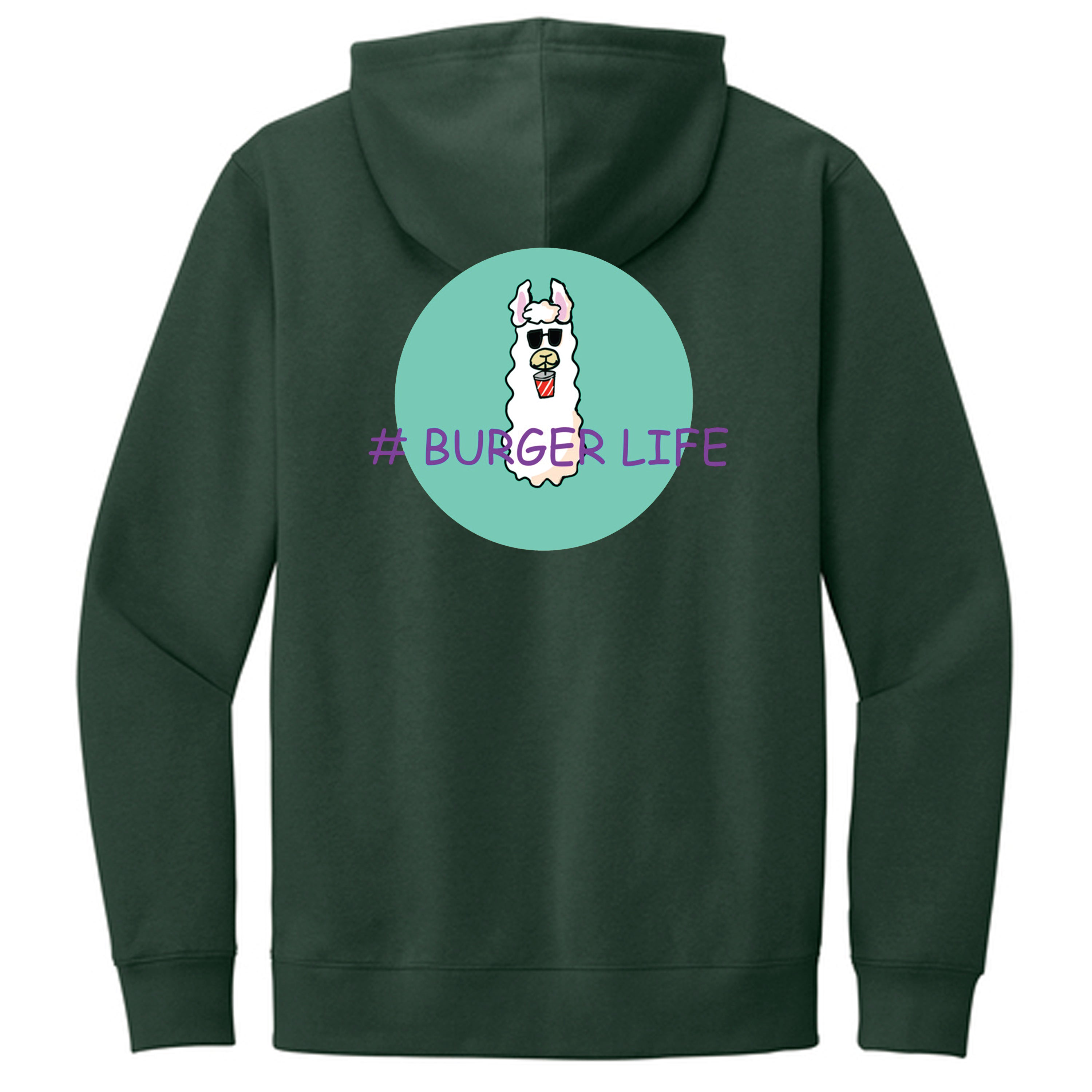 Hoodie Burger Life