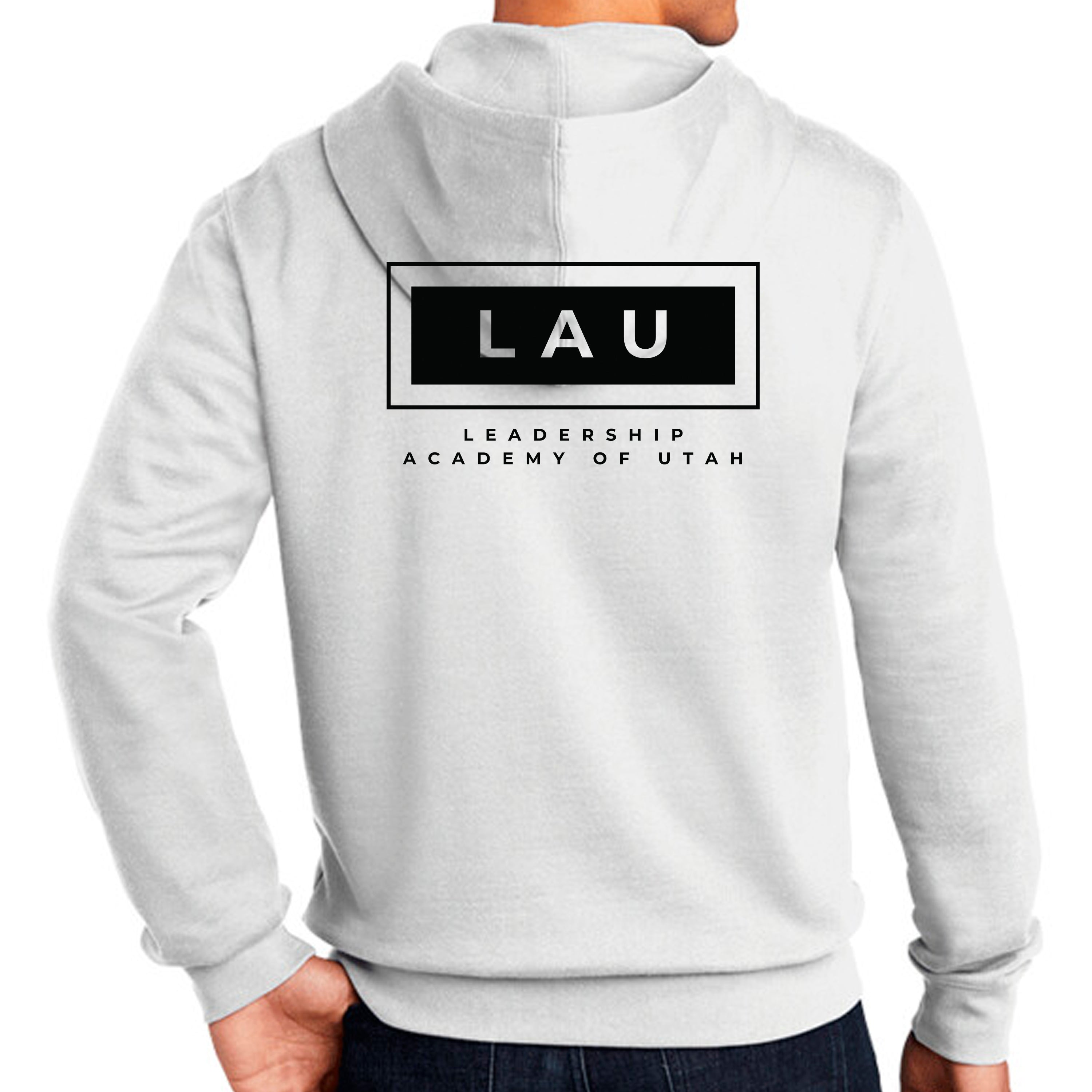 Full Zip Hoodie LAU BOX BLACK