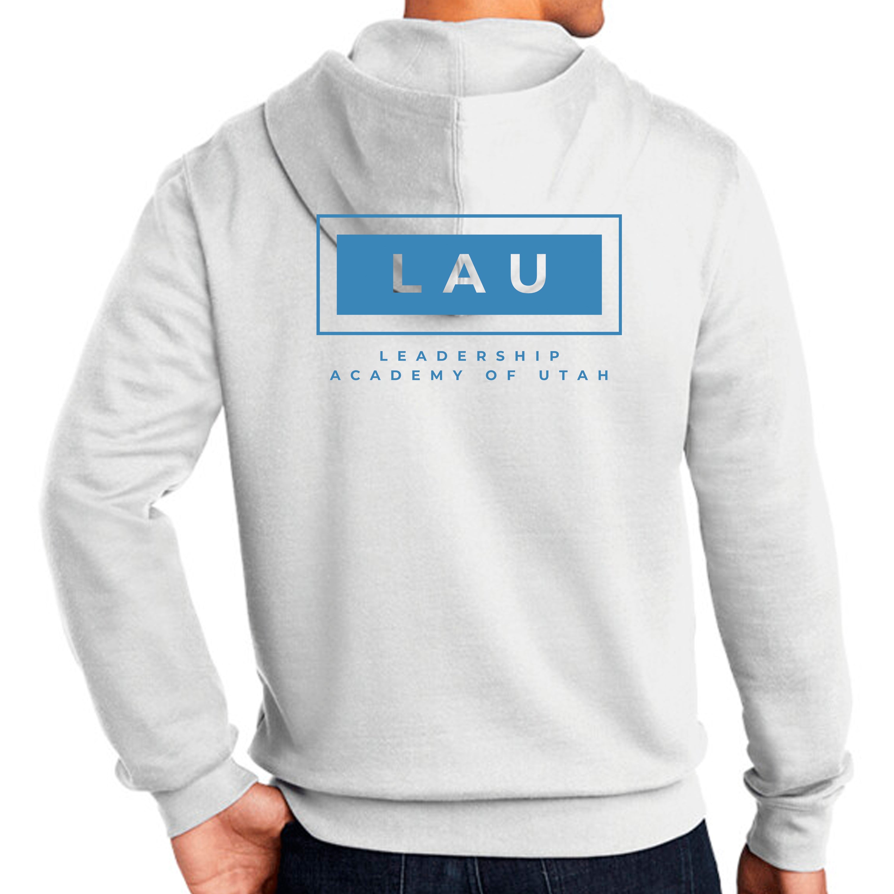 Full Zip Hoodie LAU BOX BLUE