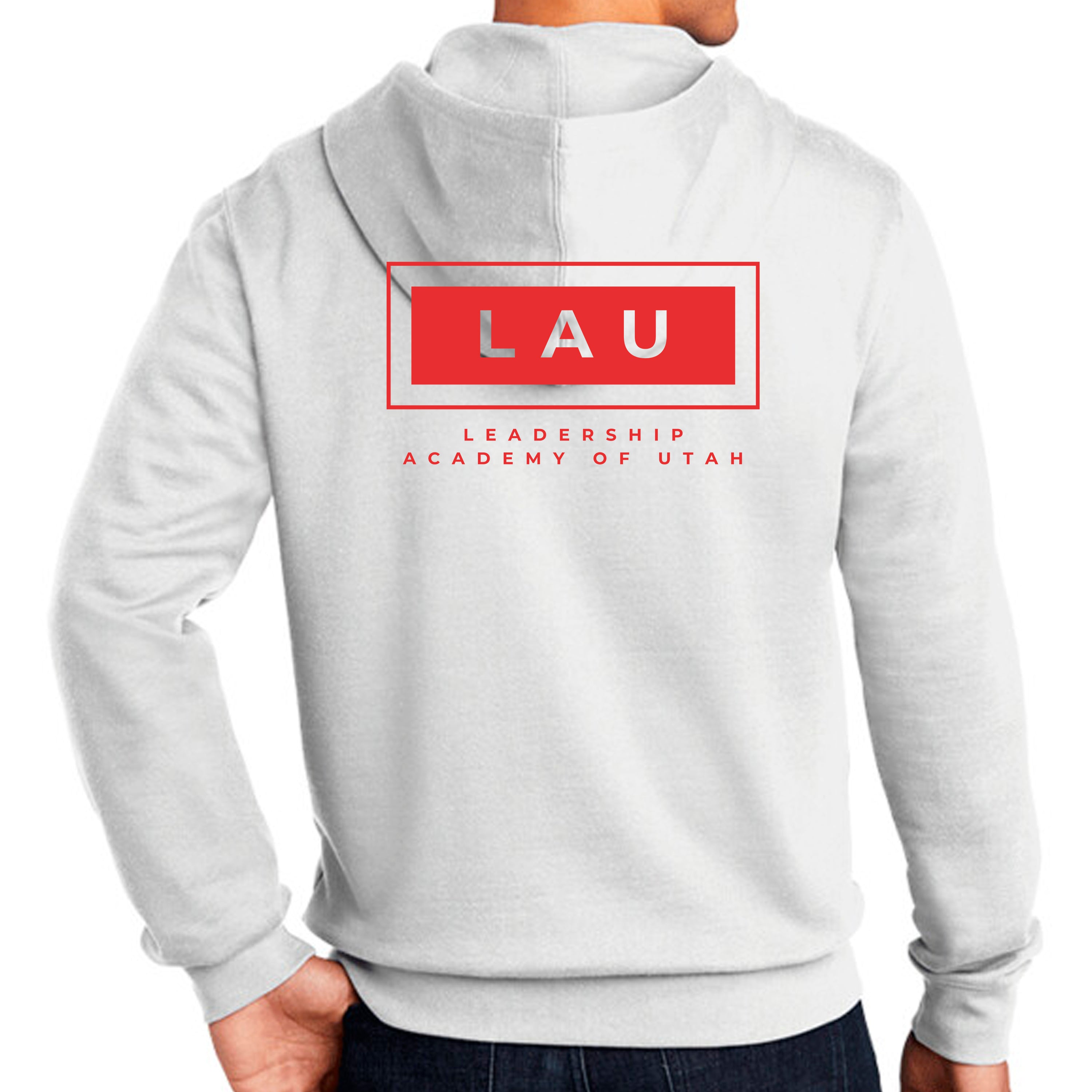 Full Zip Hoodie LAU BOX RED