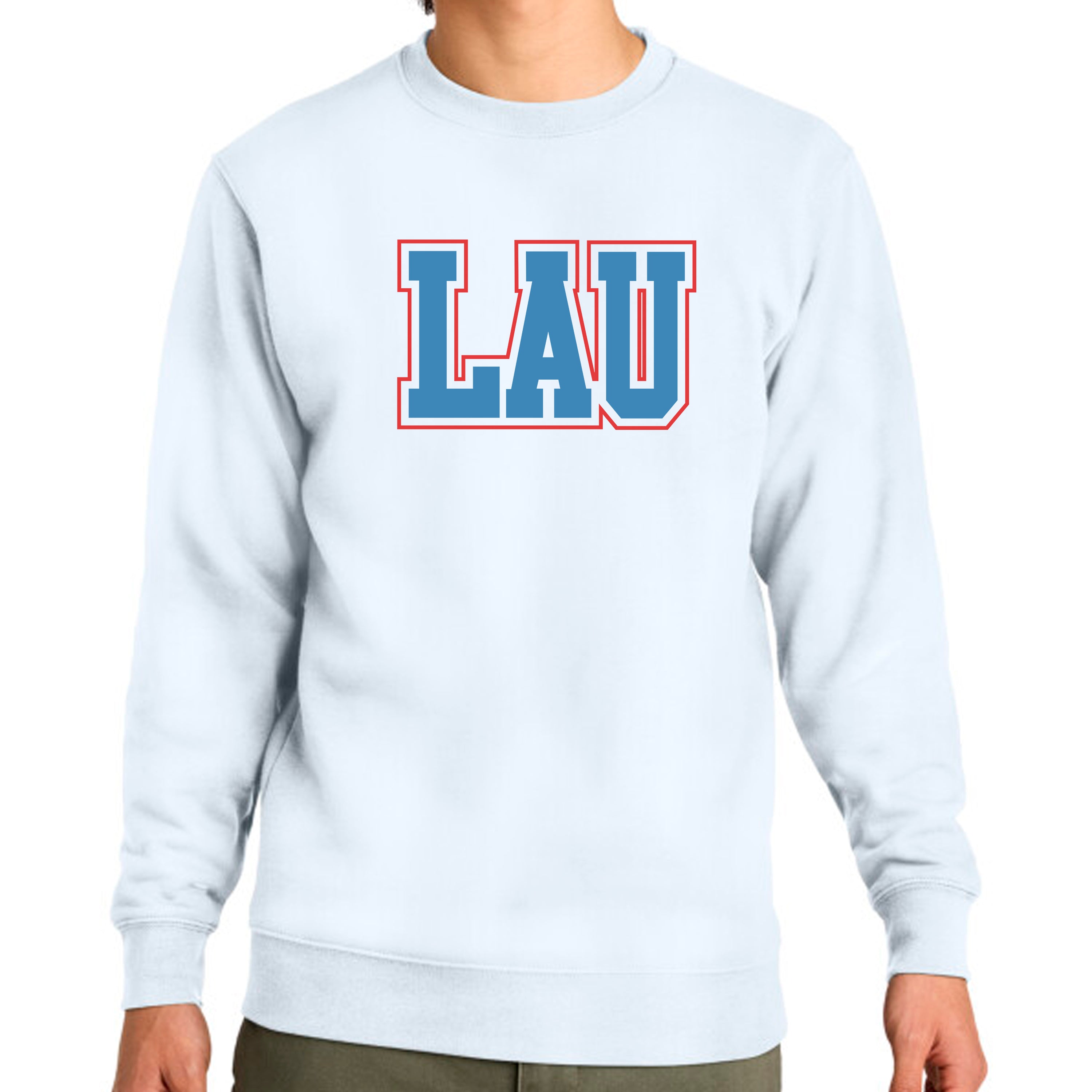 Sweatshirt LAU Blue w/Red