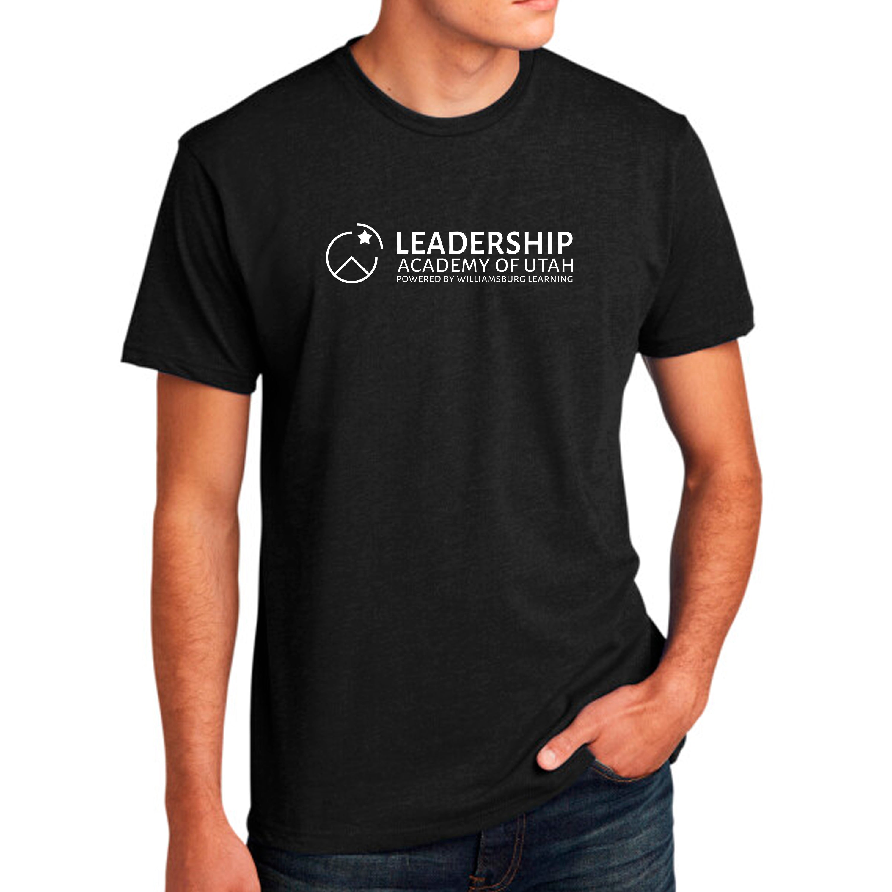 Short Sleeve Leadership Academy of Utah White