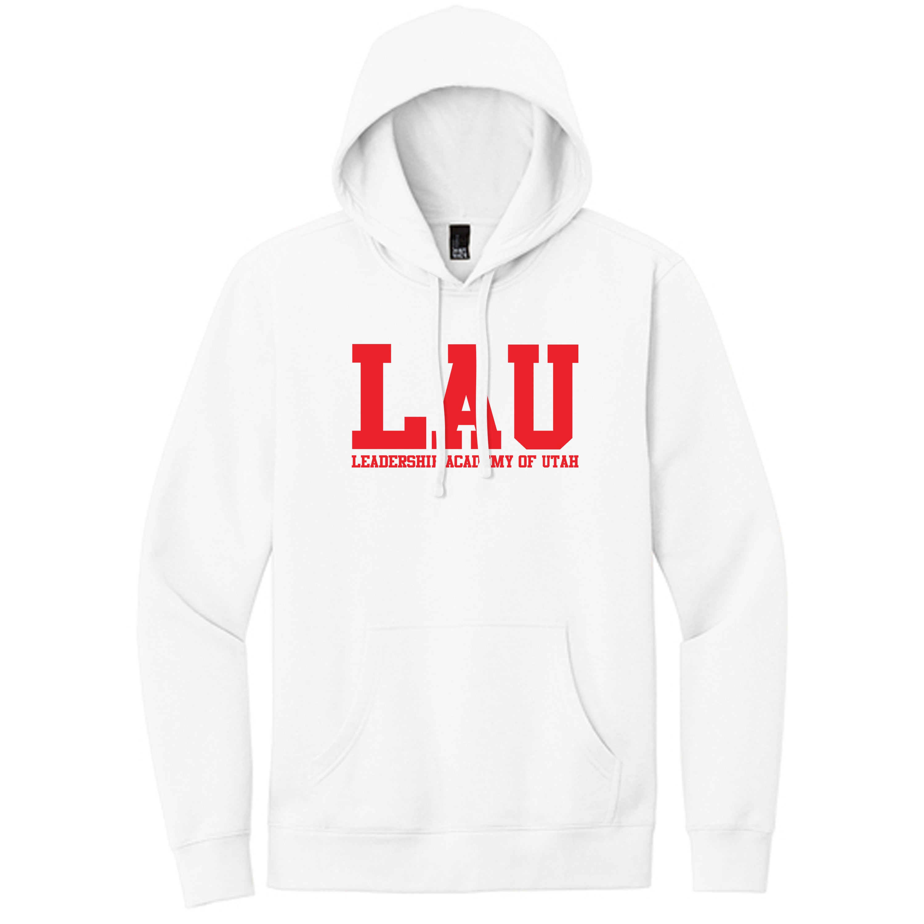 Hoodie LAU TEXT RED