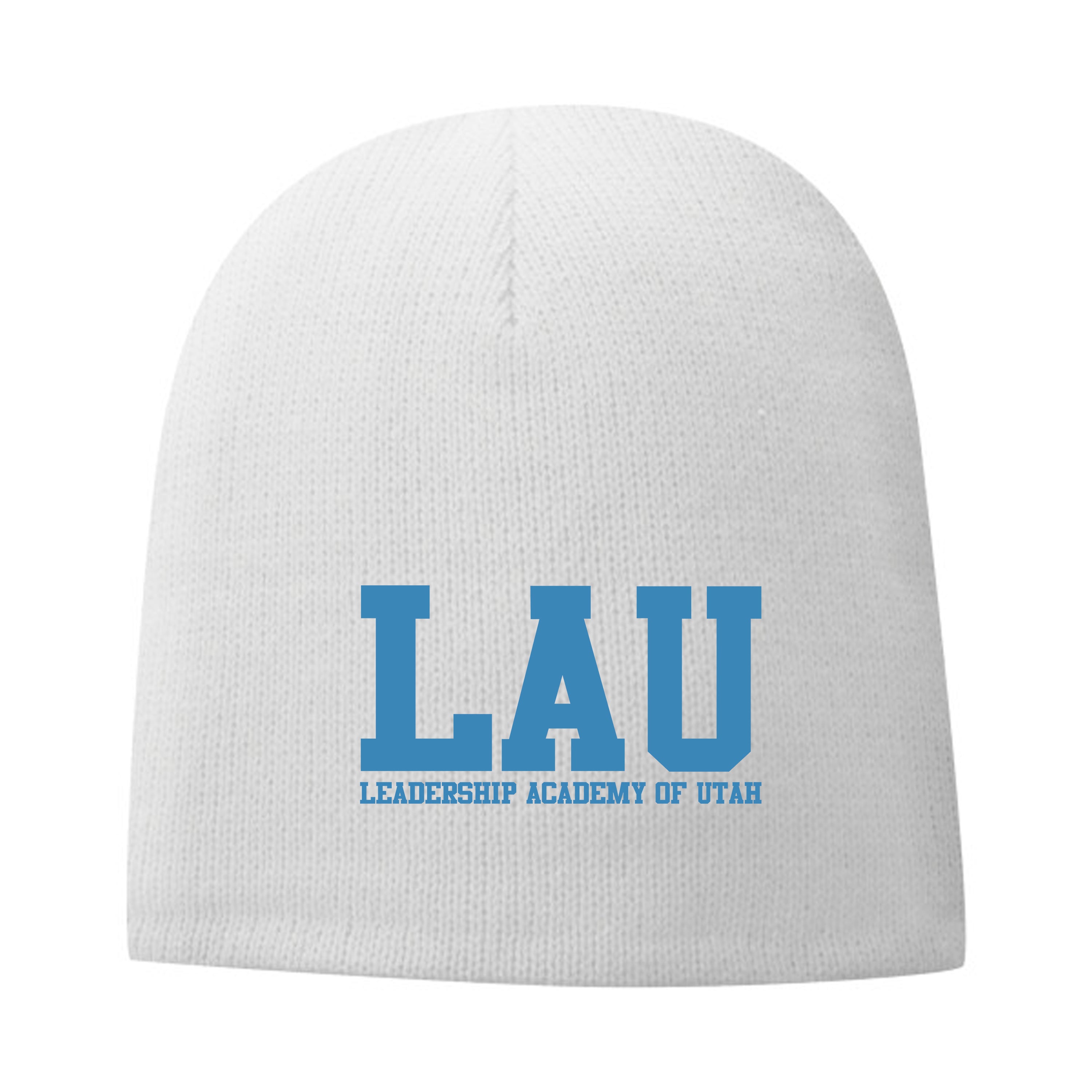 Beanie LAU Text Blue
