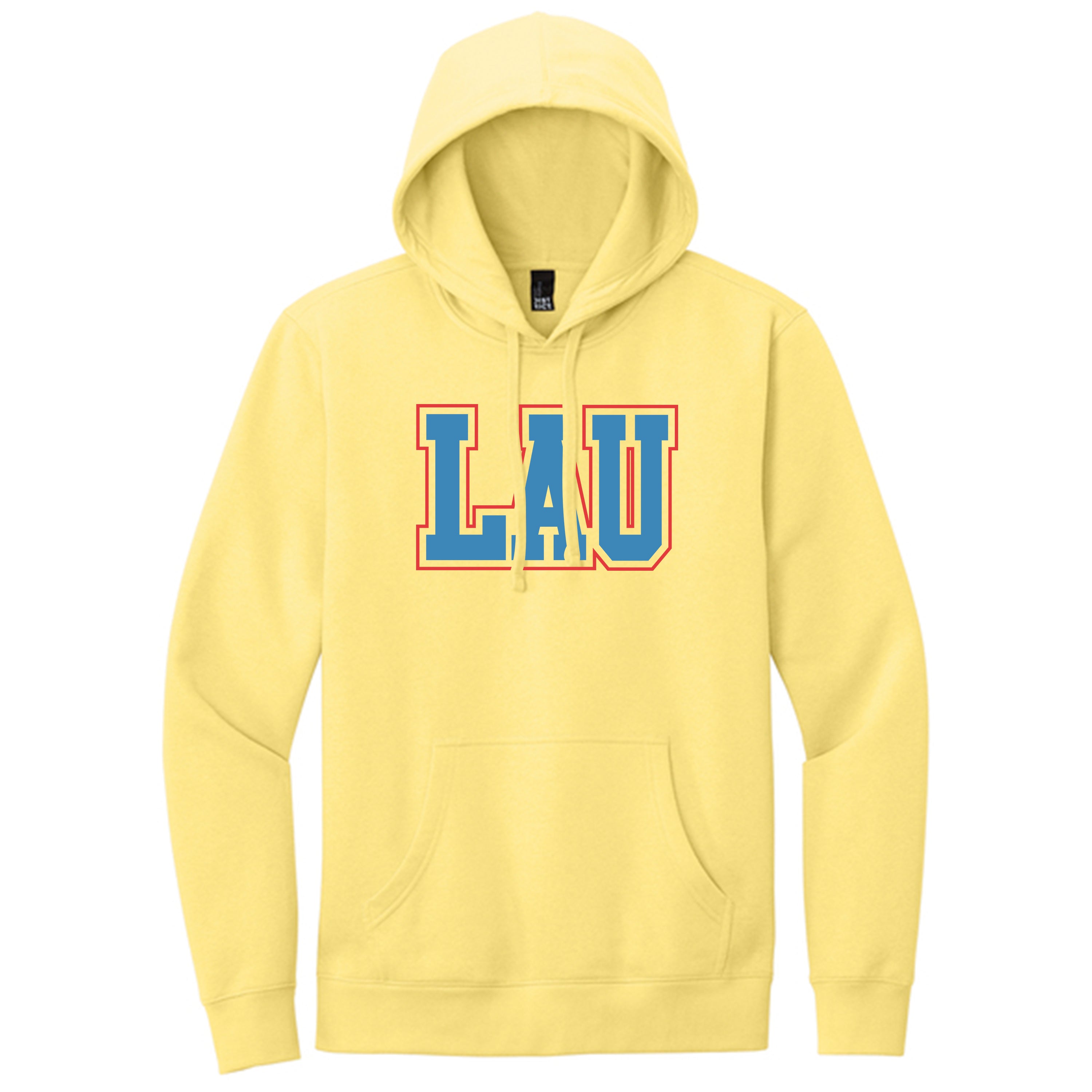 Hoodie LAU Blue w/Red