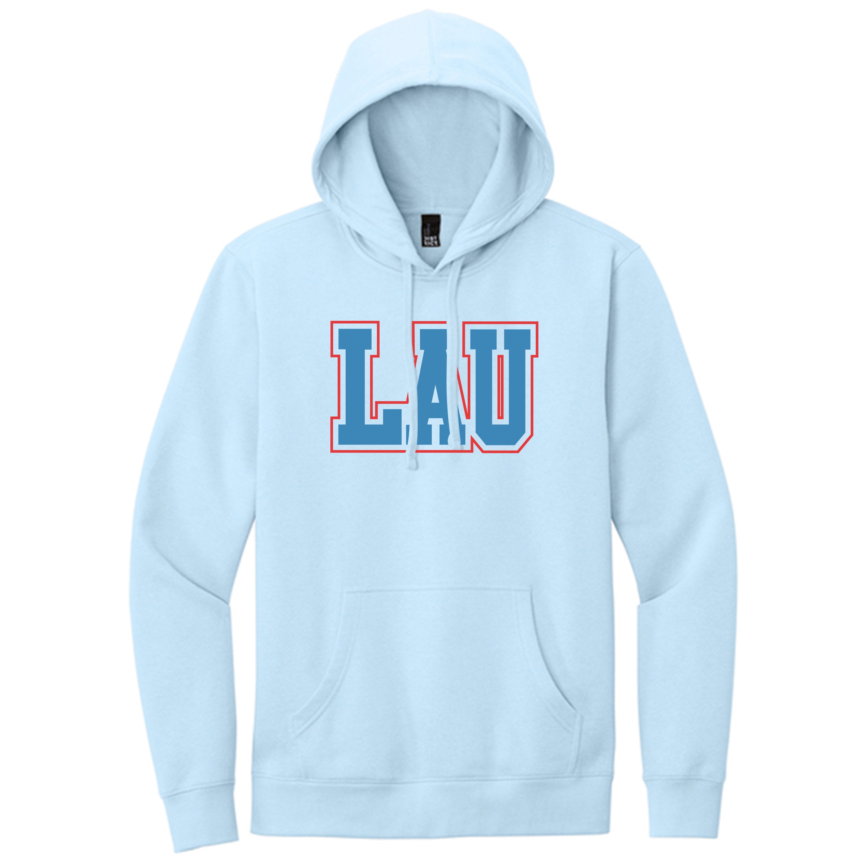 Hoodie LAU Blue w/Red