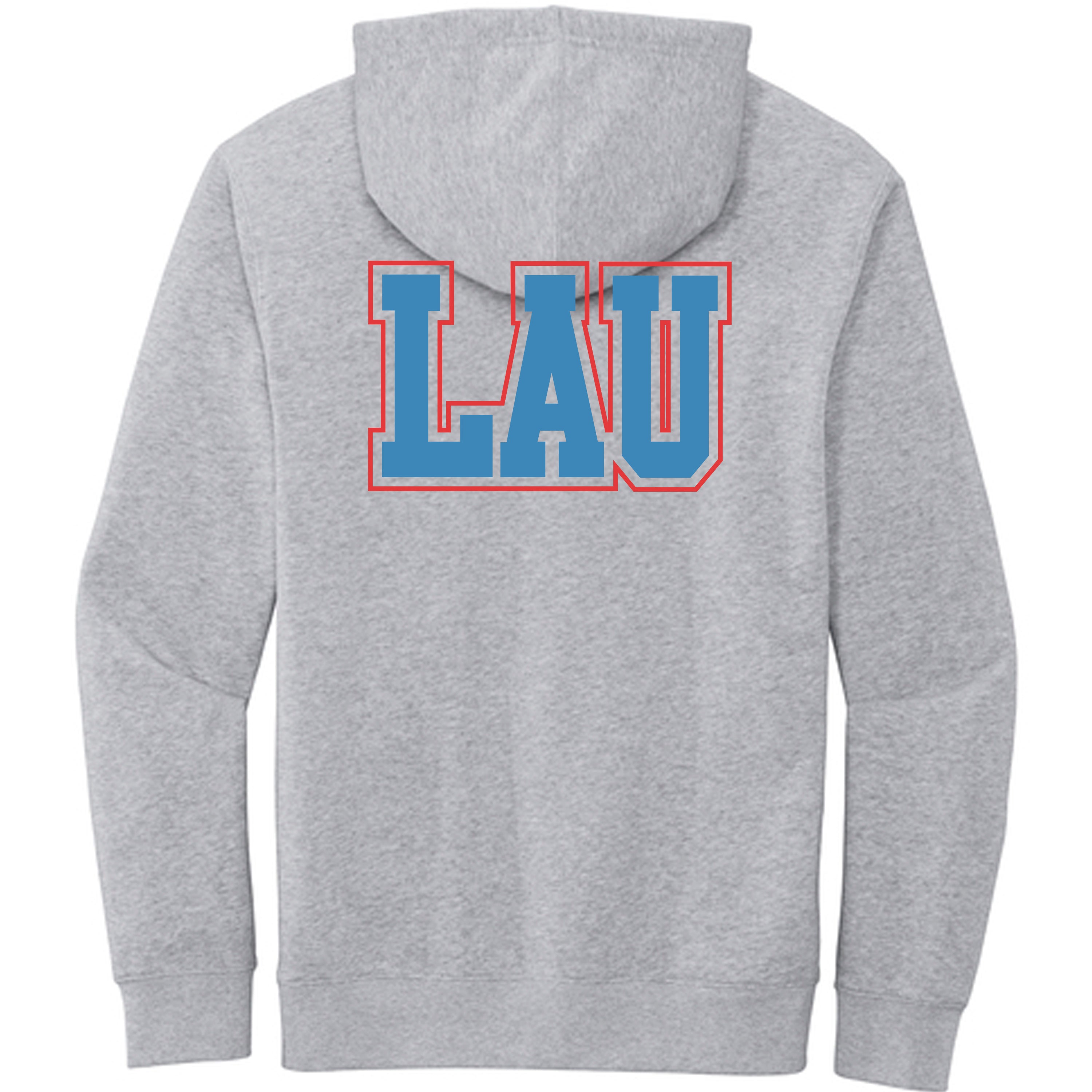 Hoodie LAU Blue w/Red