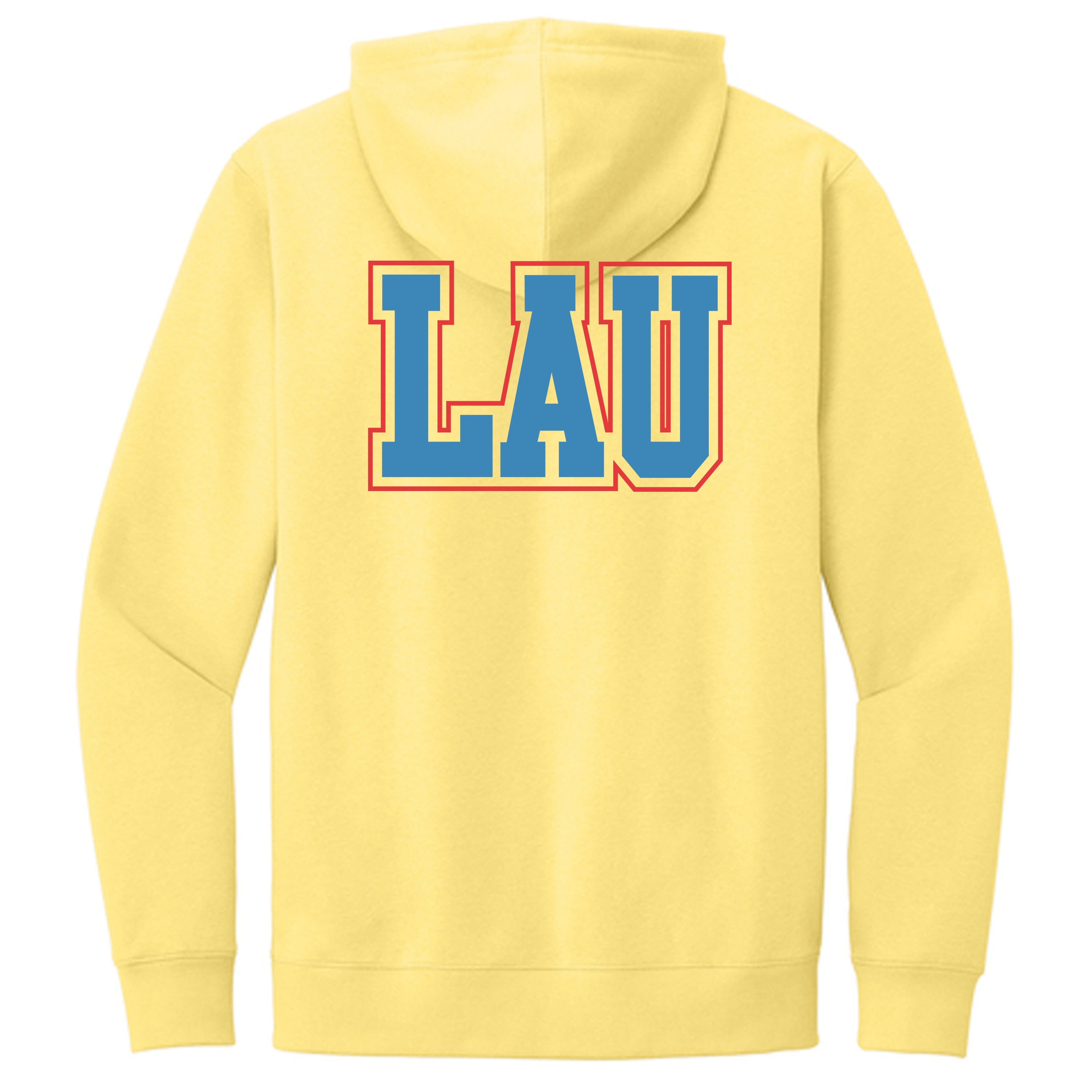 Hoodie LAU Blue w/Red