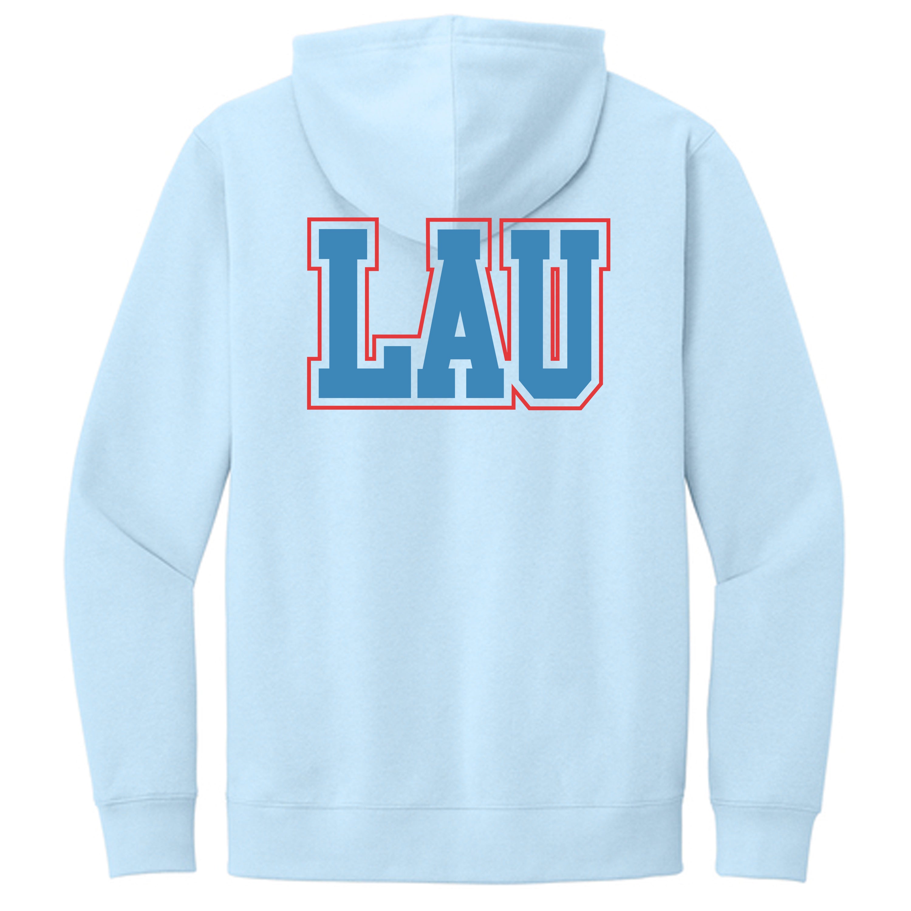 Hoodie LAU Blue w/Red