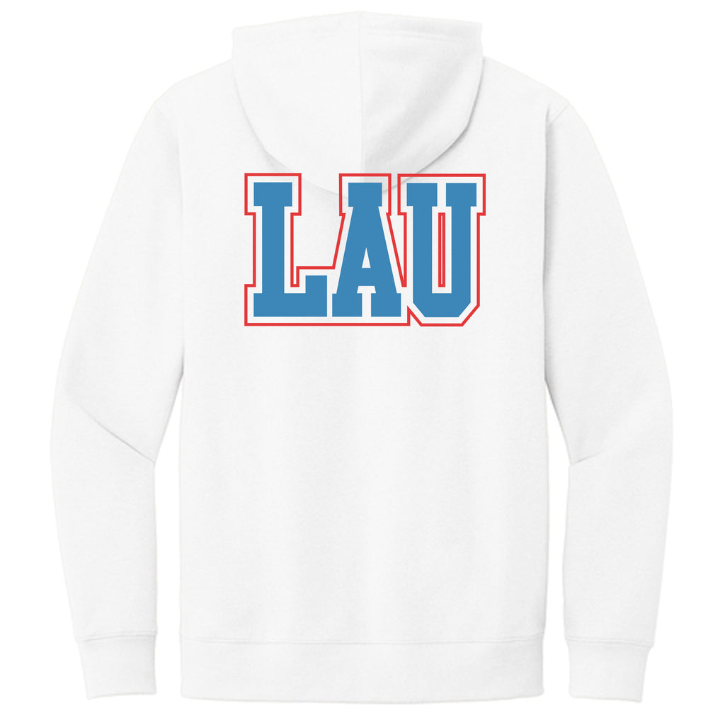 Hoodie LAU Blue w/Red
