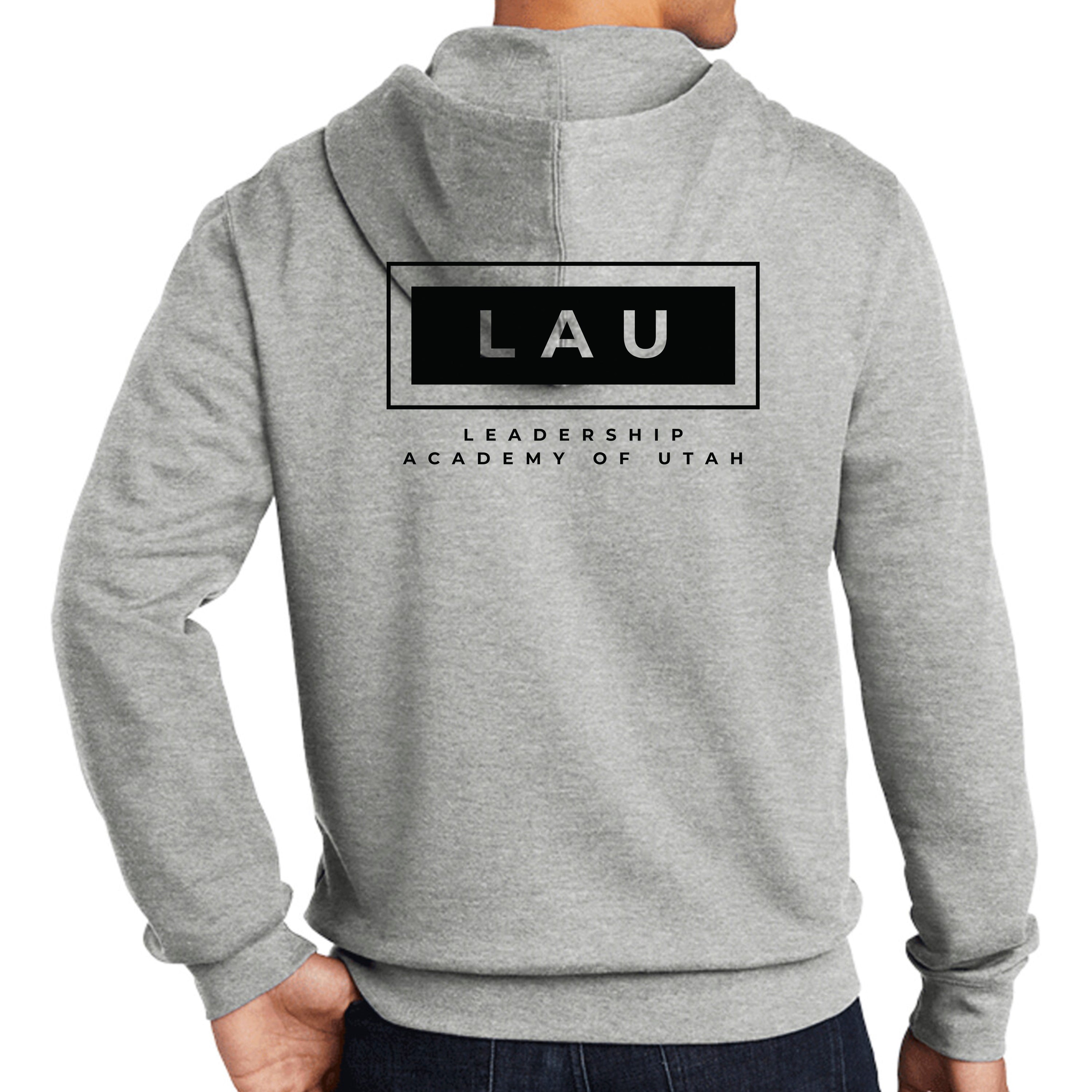 Full Zip Hoodie LAU BOX BLACK