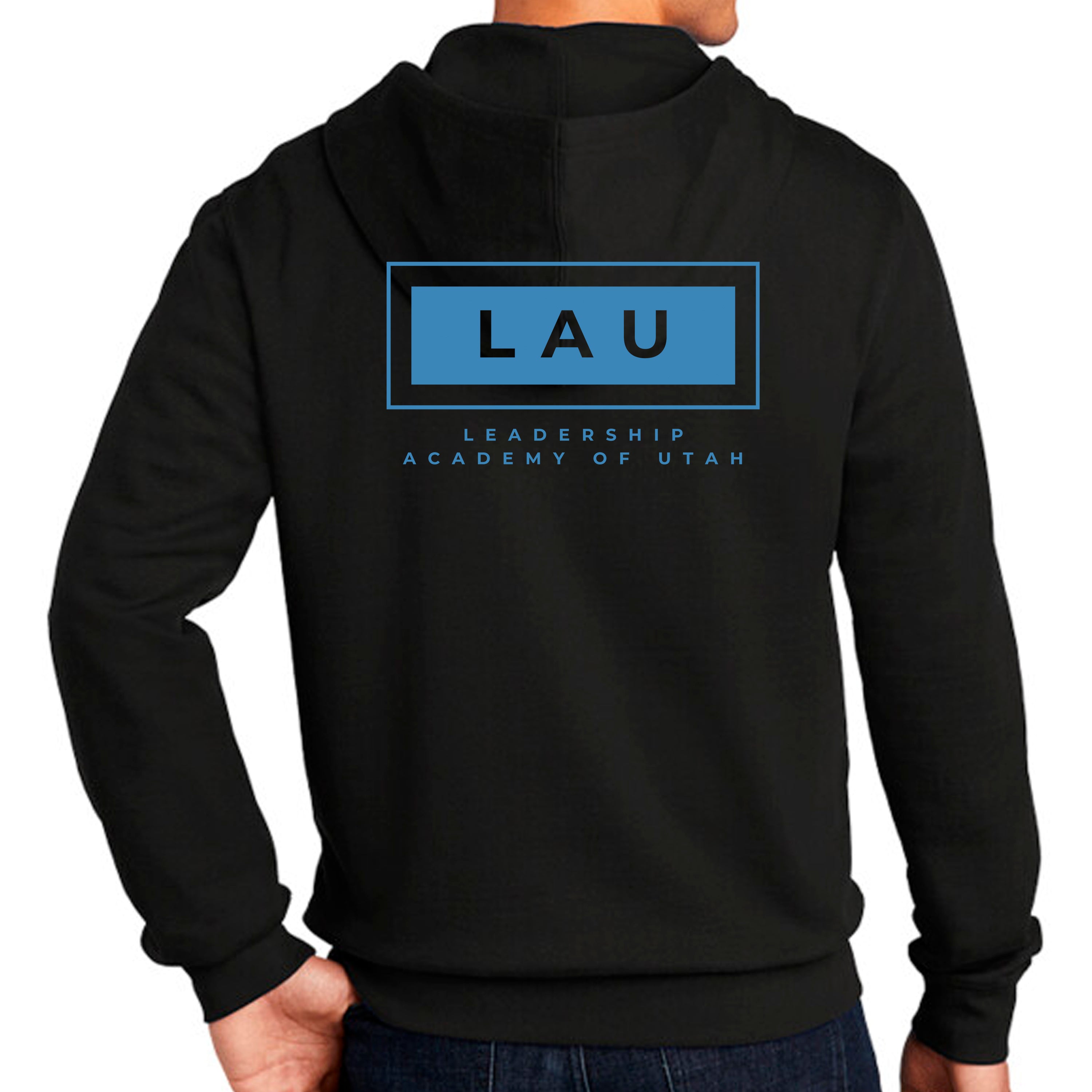 Full Zip Hoodie LAU BOX BLUE