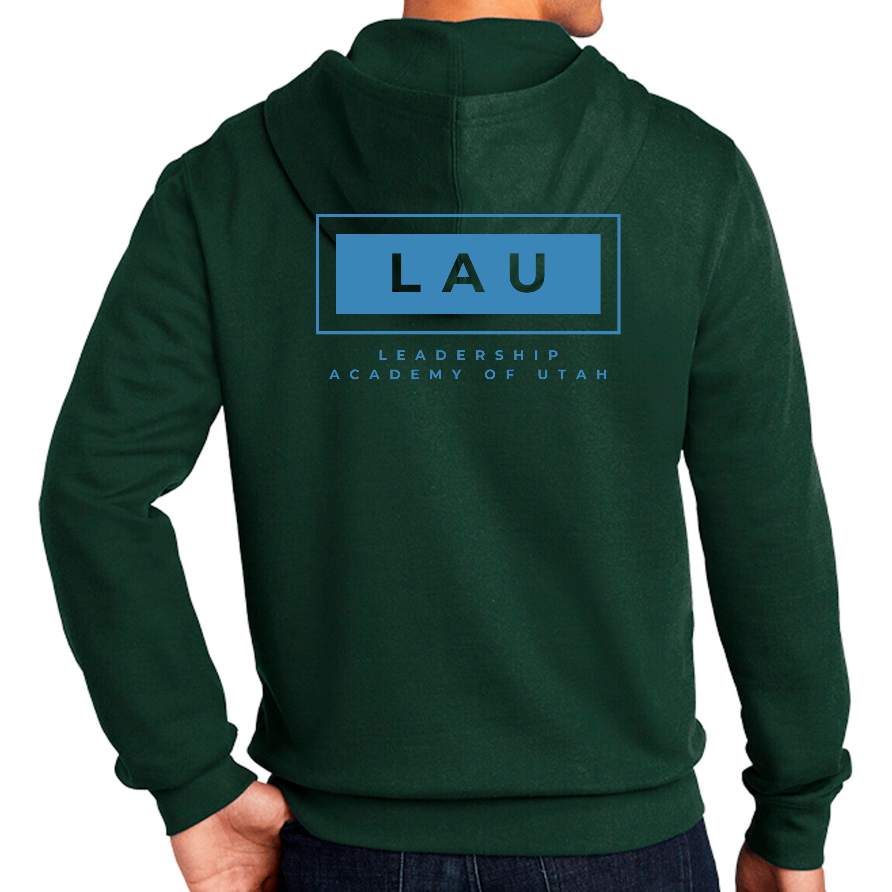 Full Zip Hoodie LAU BOX BLUE