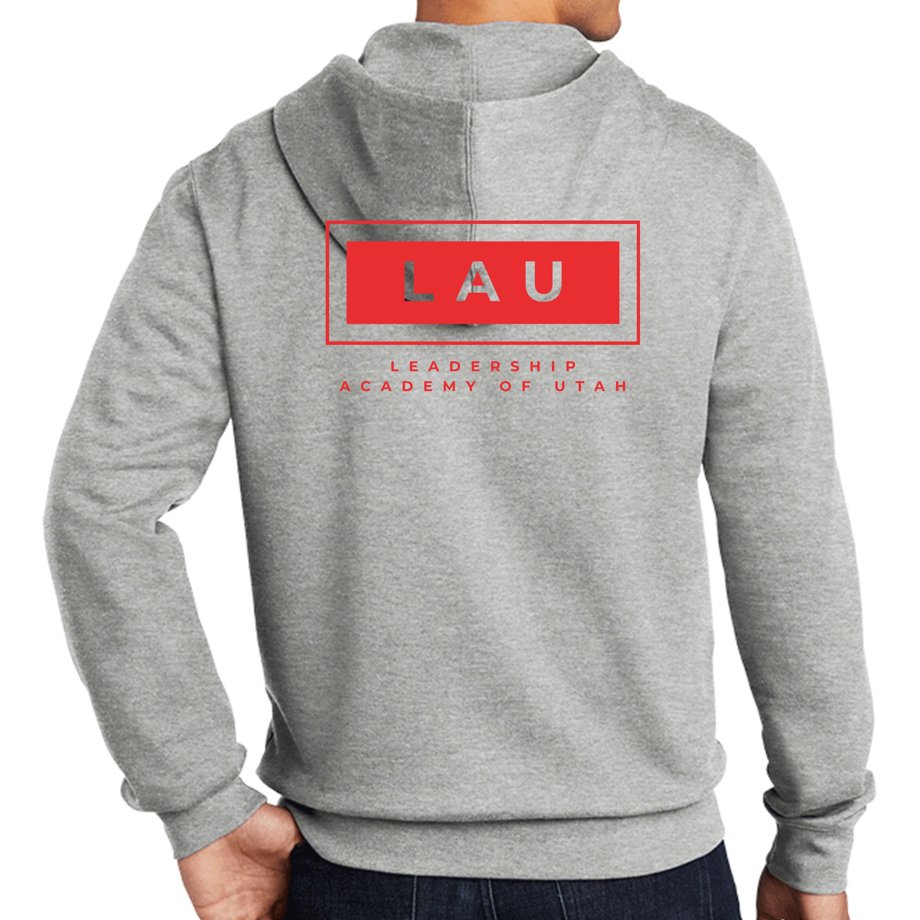 Full Zip Hoodie LAU BOX RED