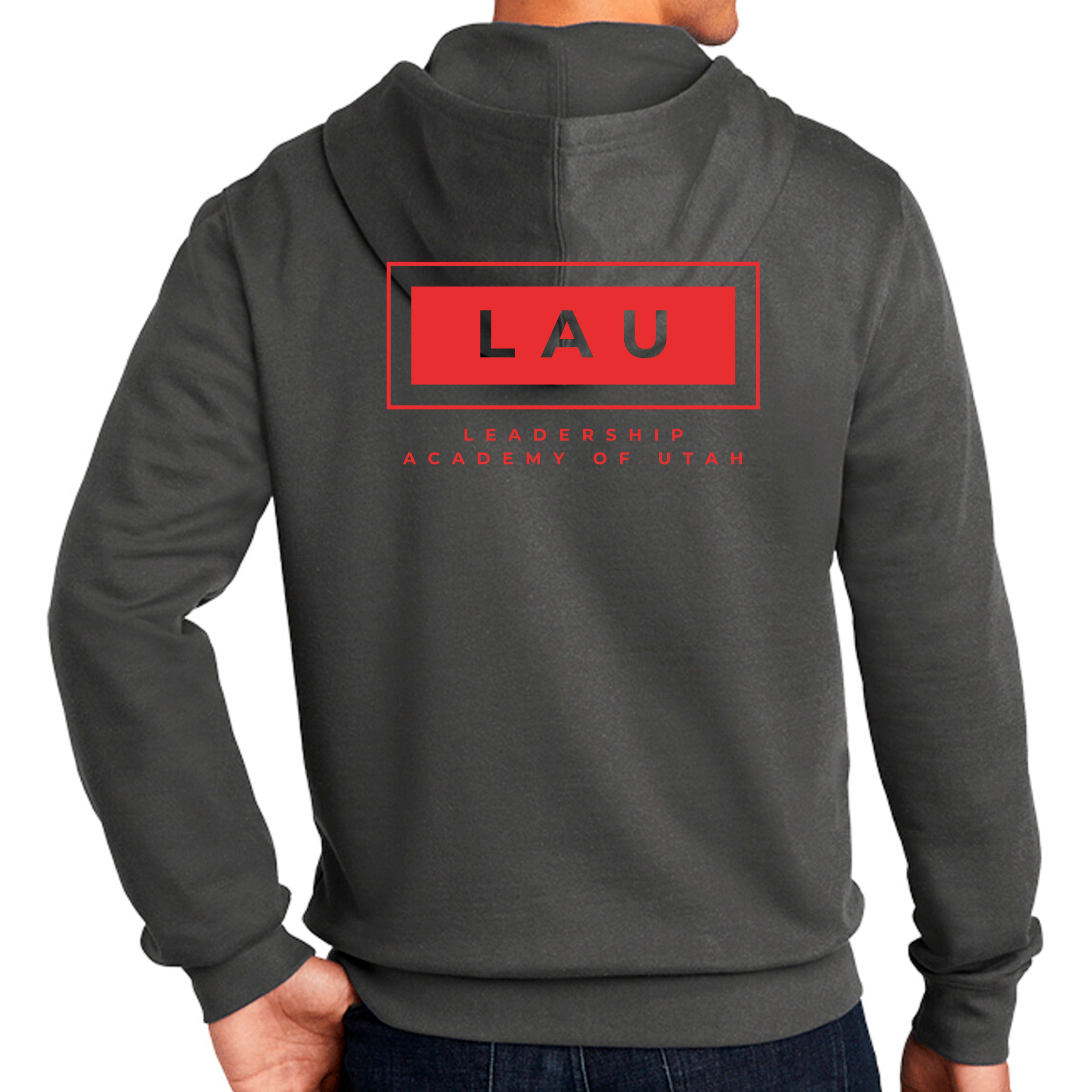 Full Zip Hoodie LAU BOX RED