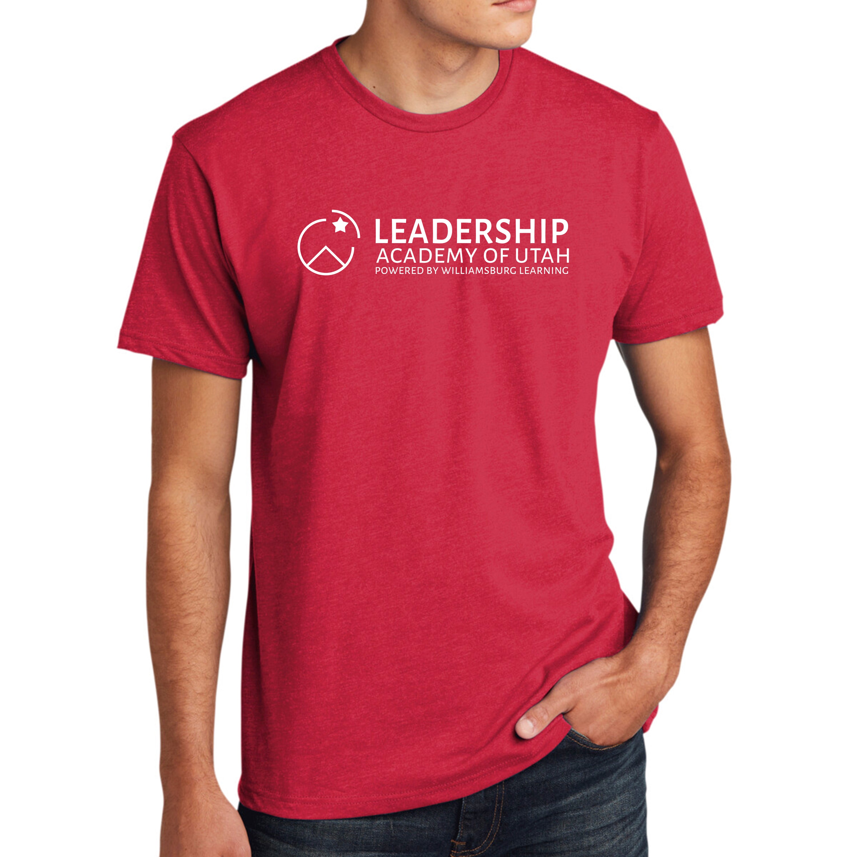 Short Sleeve Leadership Academy of Utah White