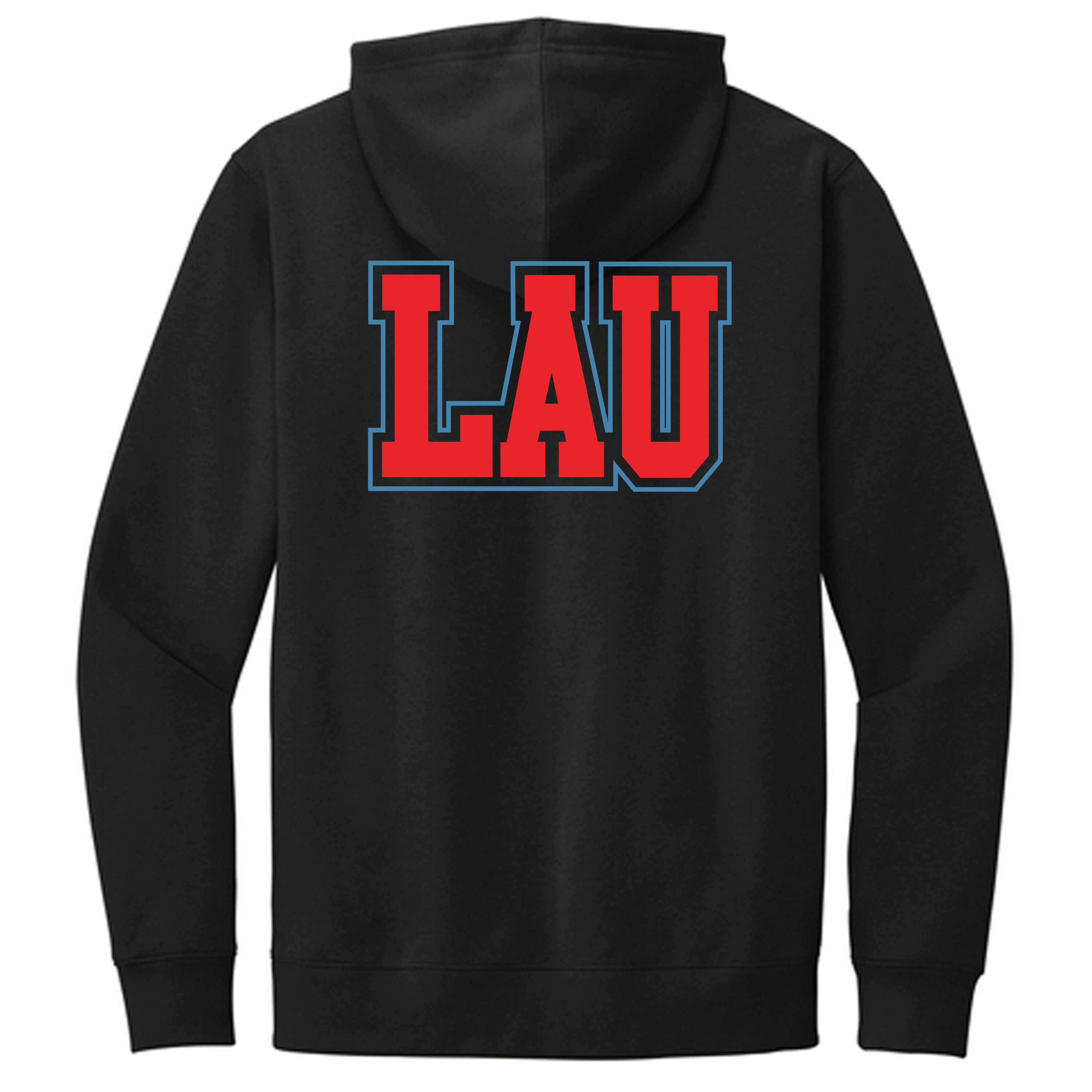 Hoodie LAU Red w/Blue