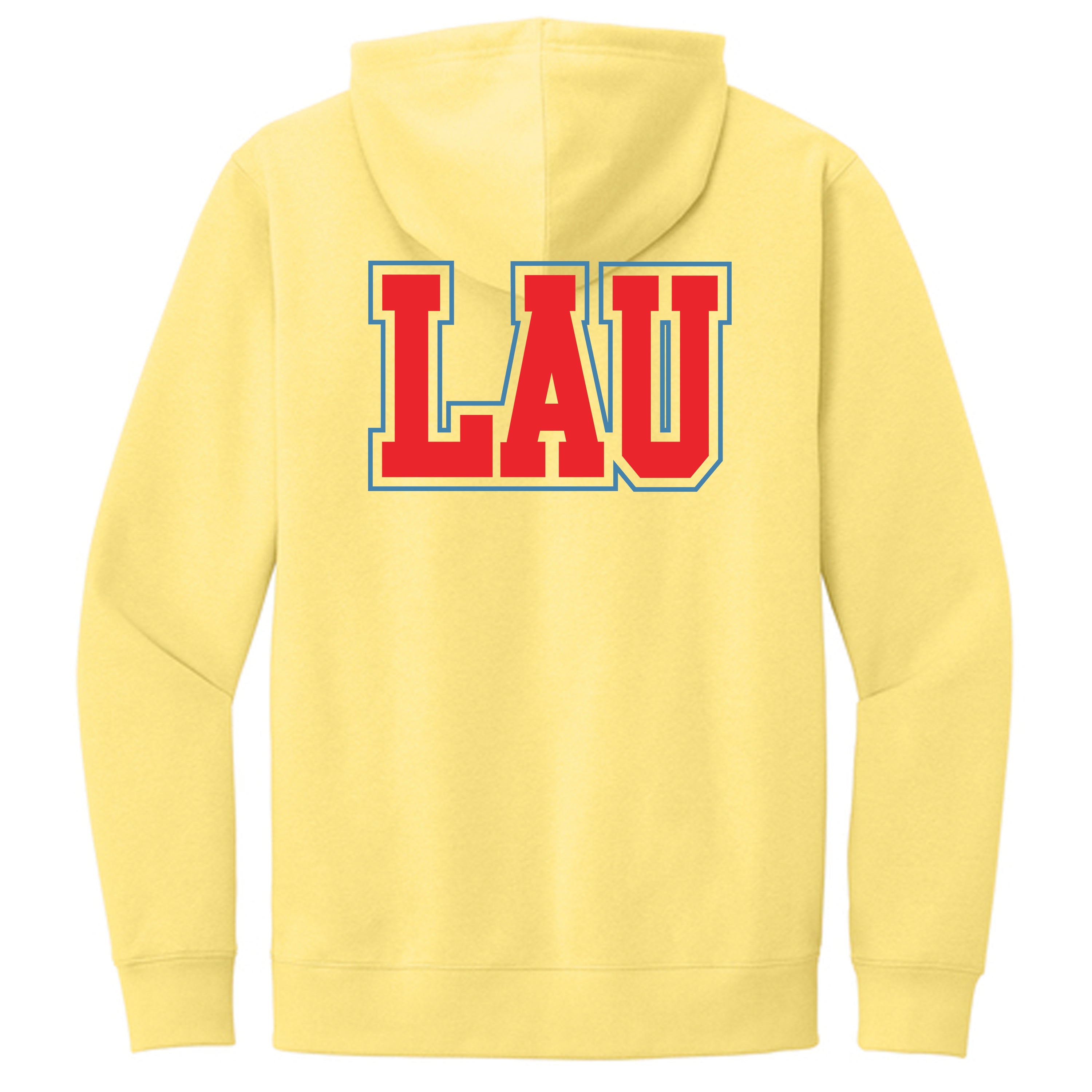 Hoodie LAU Red w/Blue