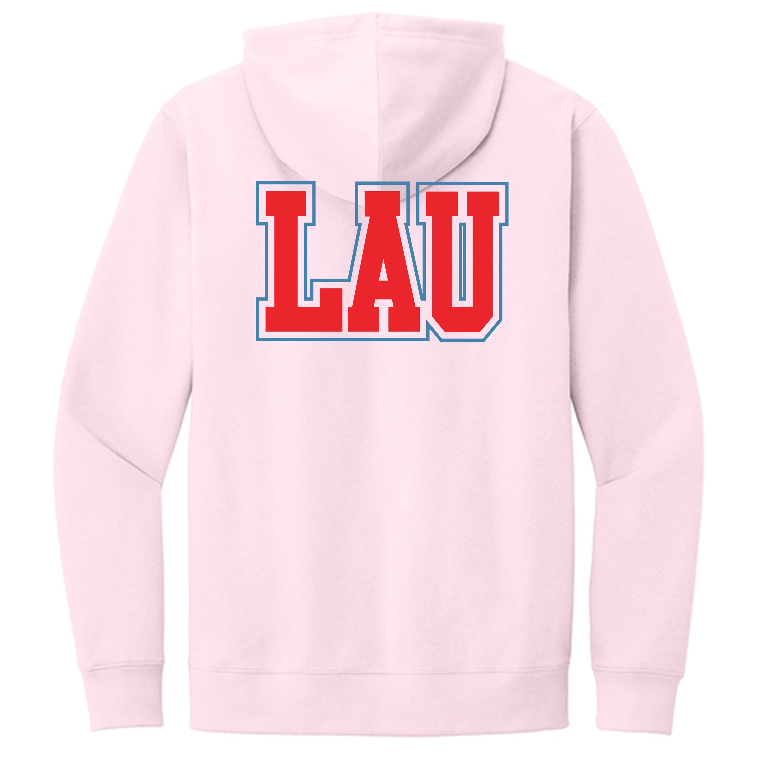 Hoodie LAU Red w/Blue