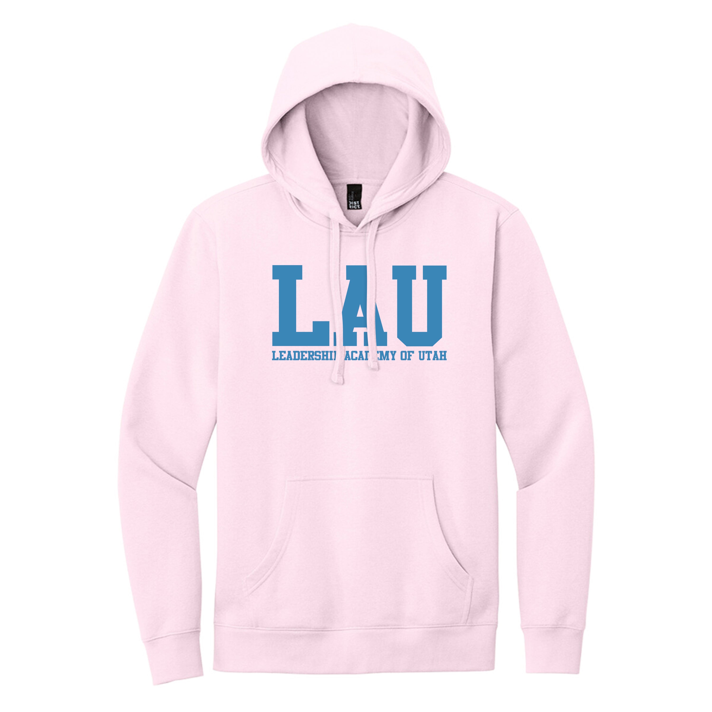 Hoodie LAU TEXT BLUE