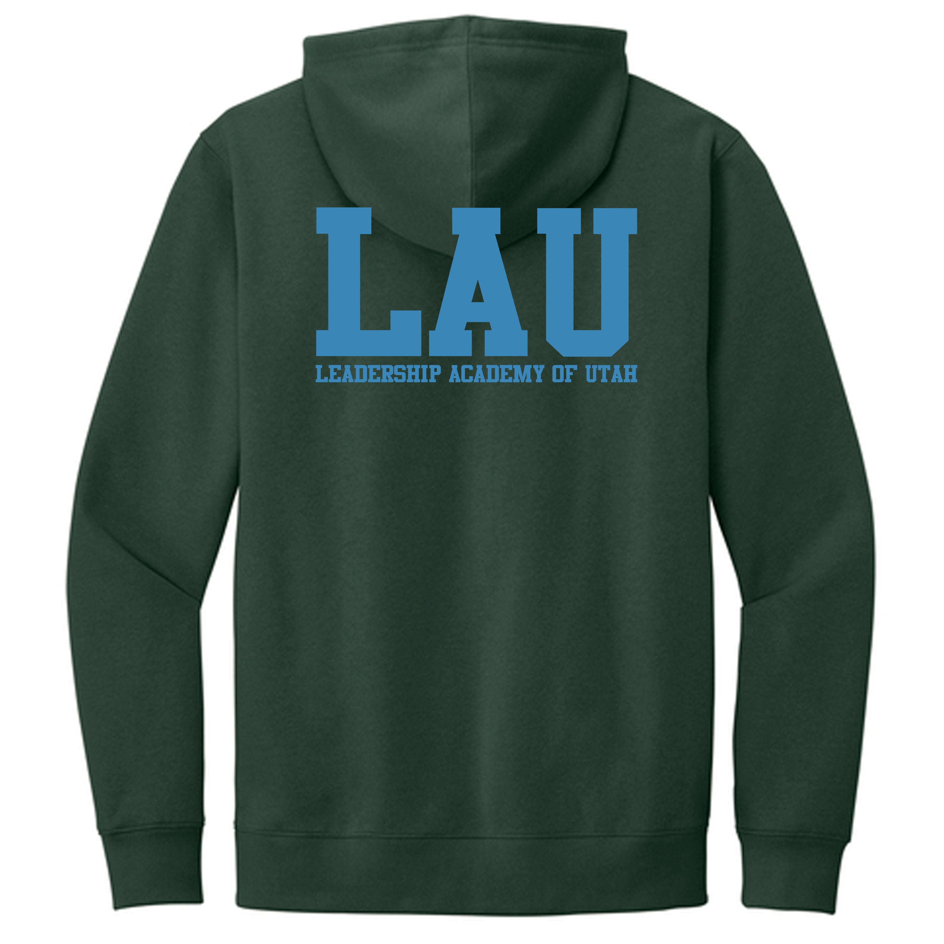 Hoodie LAU Text Blue