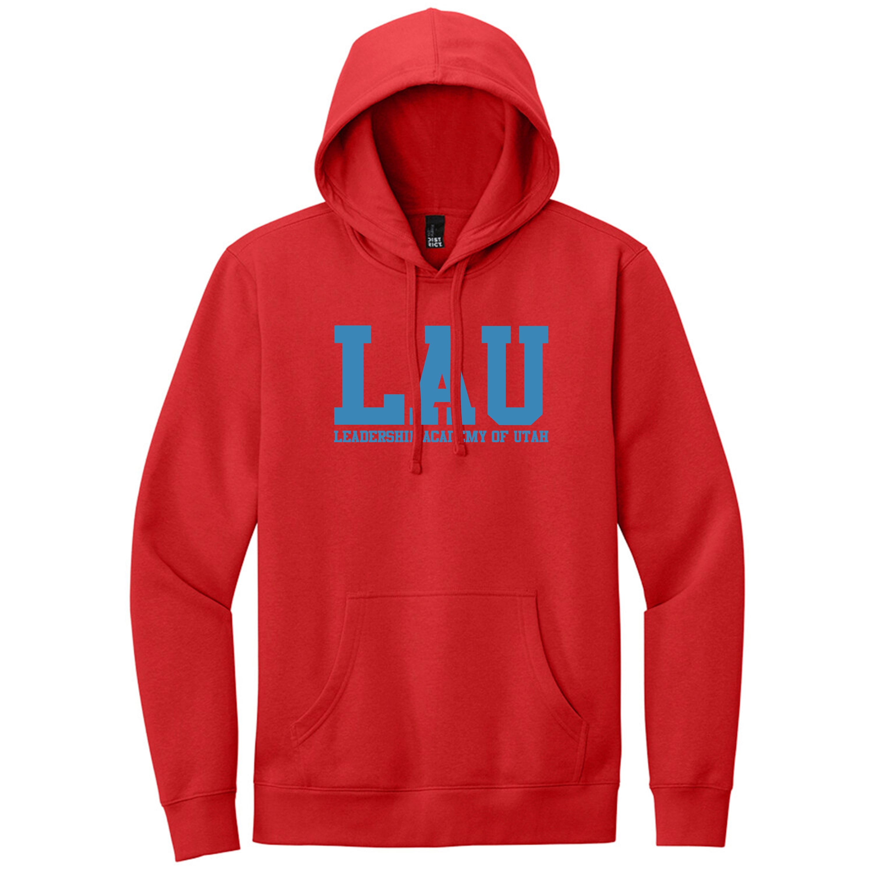 Hoodie LAU TEXT BLUE