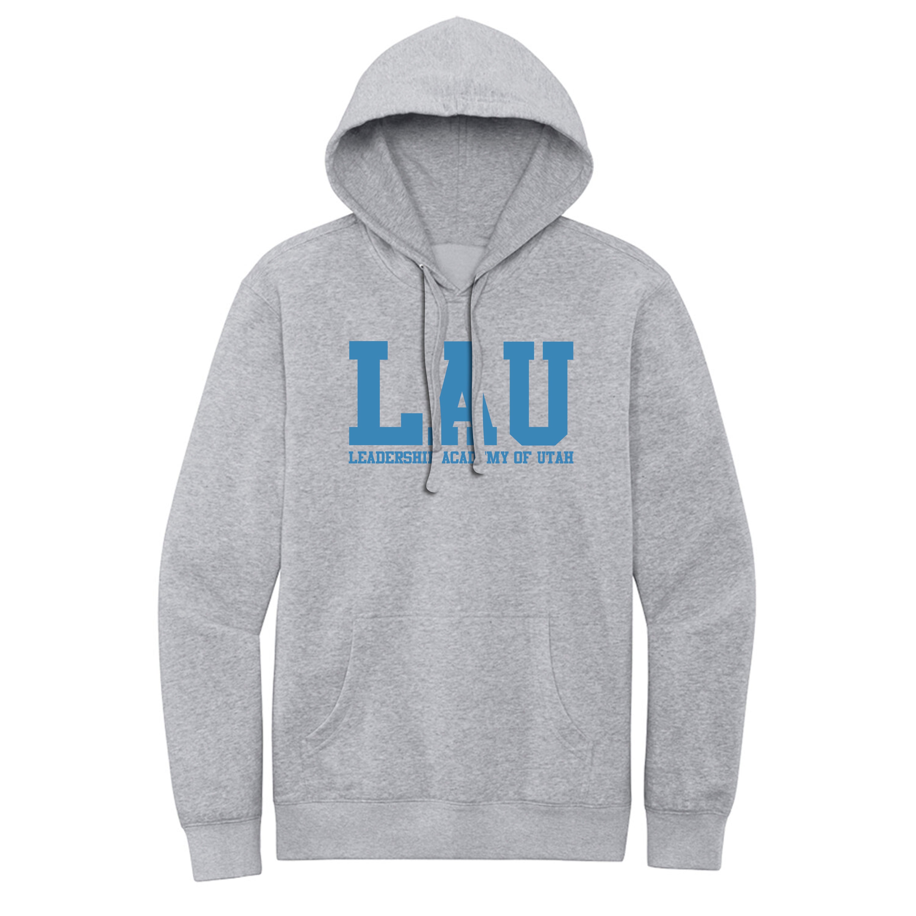 Hoodie LAU TEXT BLUE