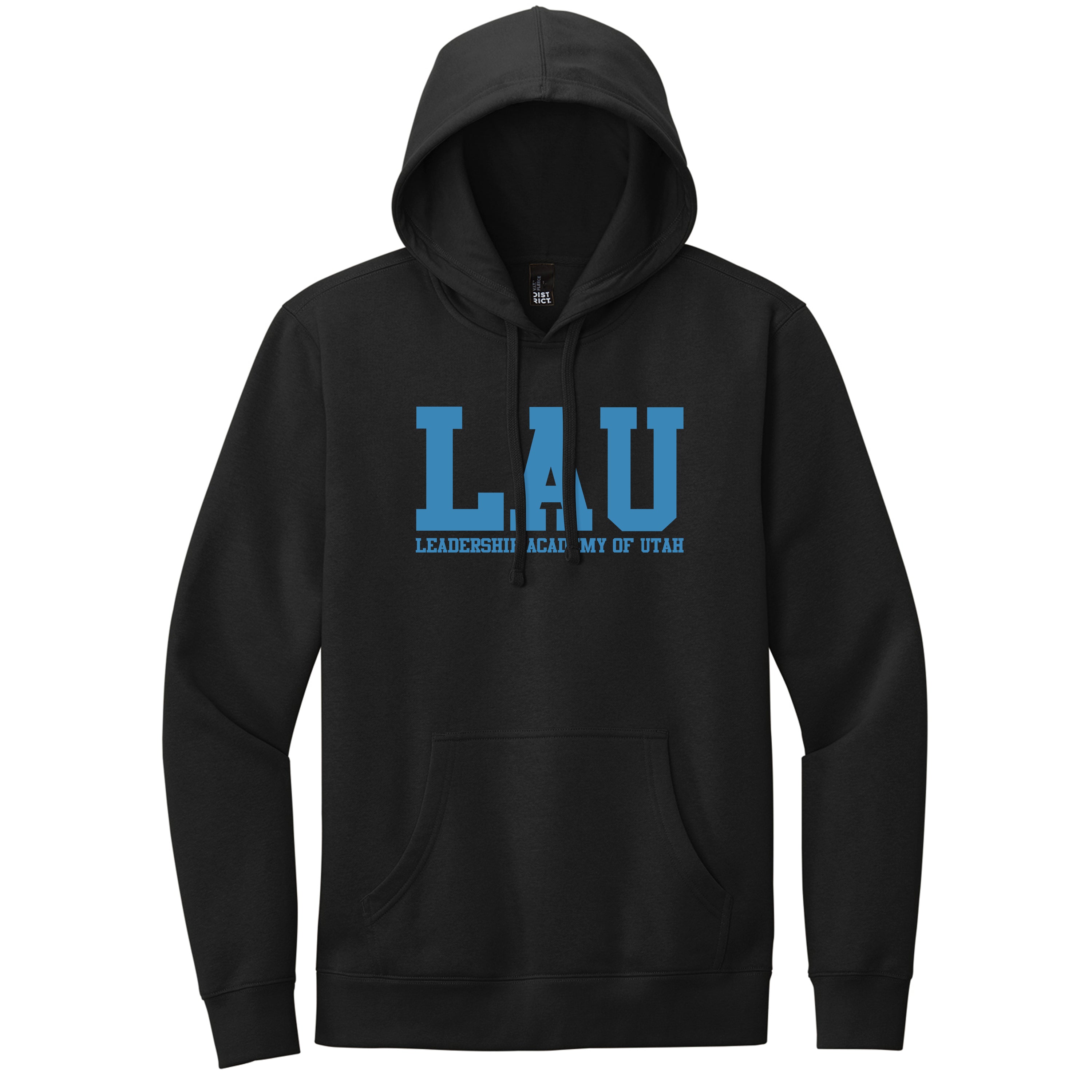 Hoodie LAU TEXT BLUE