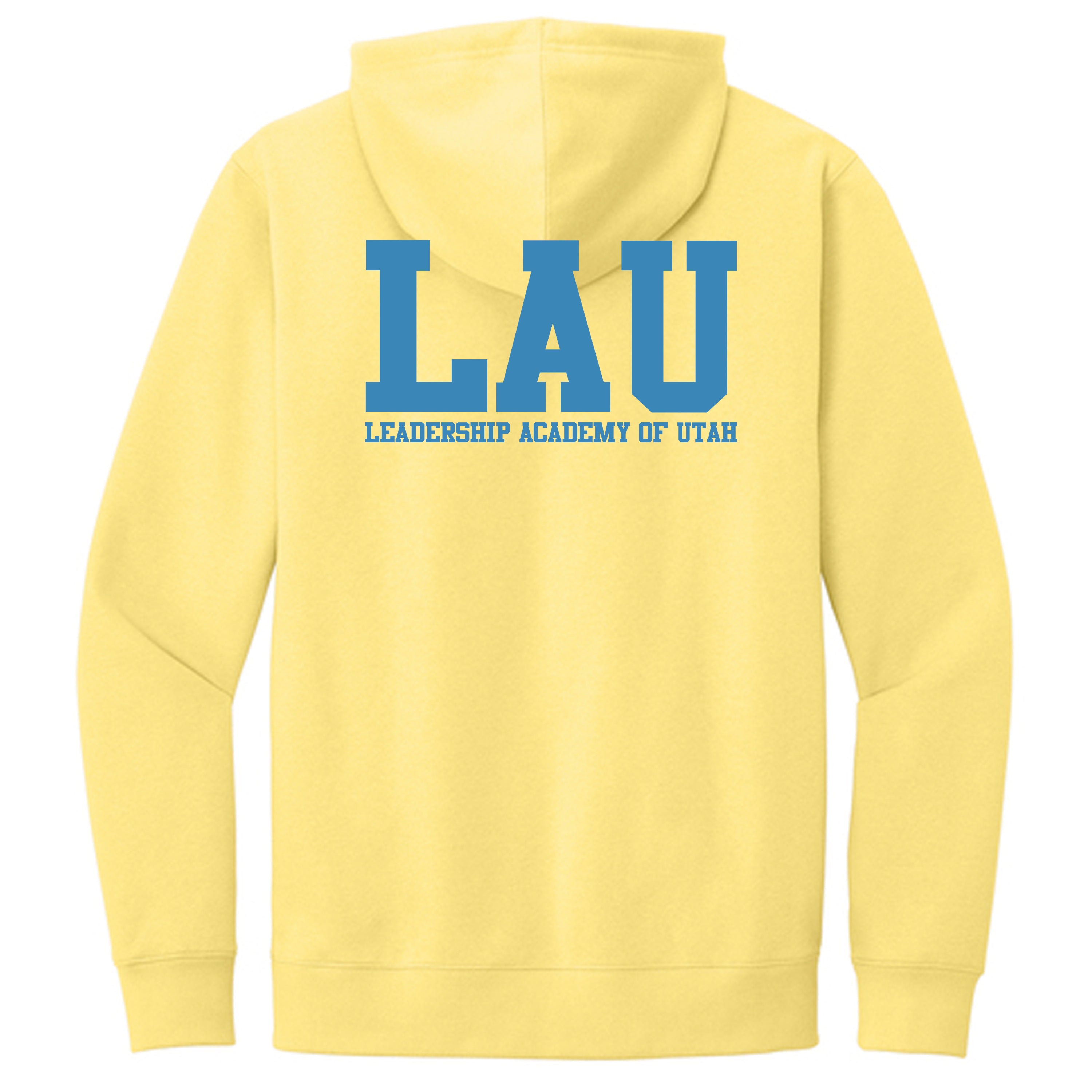 Hoodie LAU Text Blue