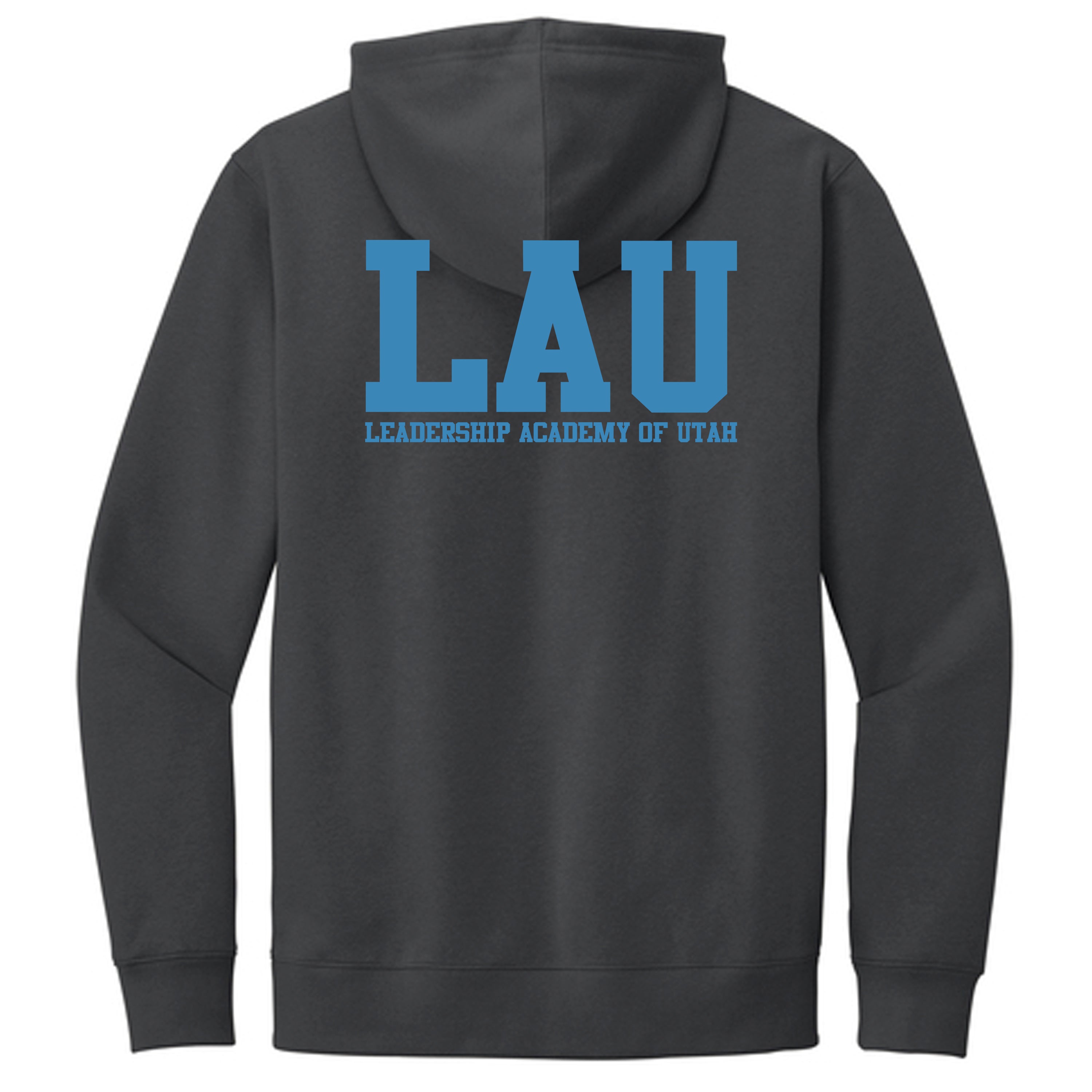 Hoodie LAU Text Blue