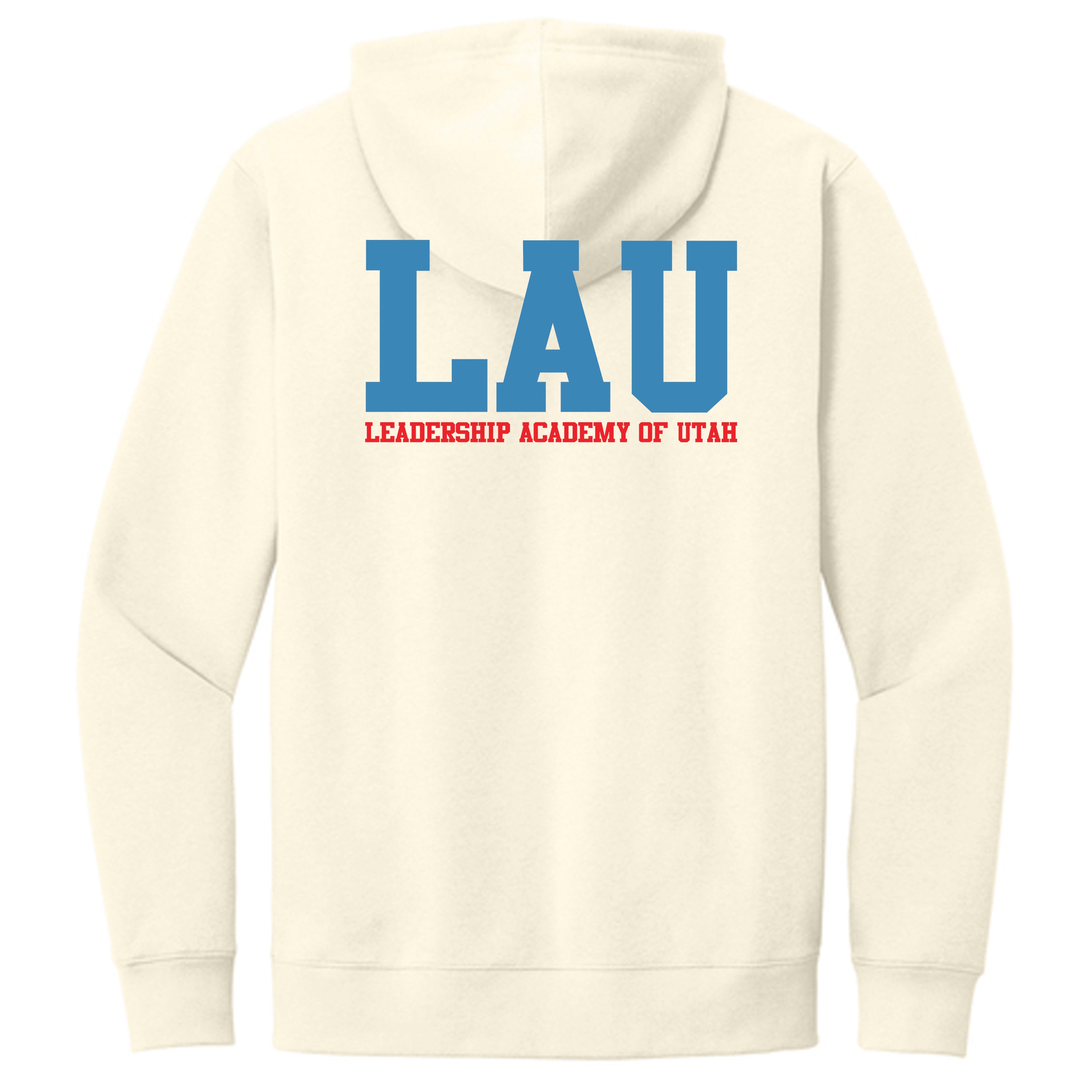Hoodie LAU Text Blue/Red