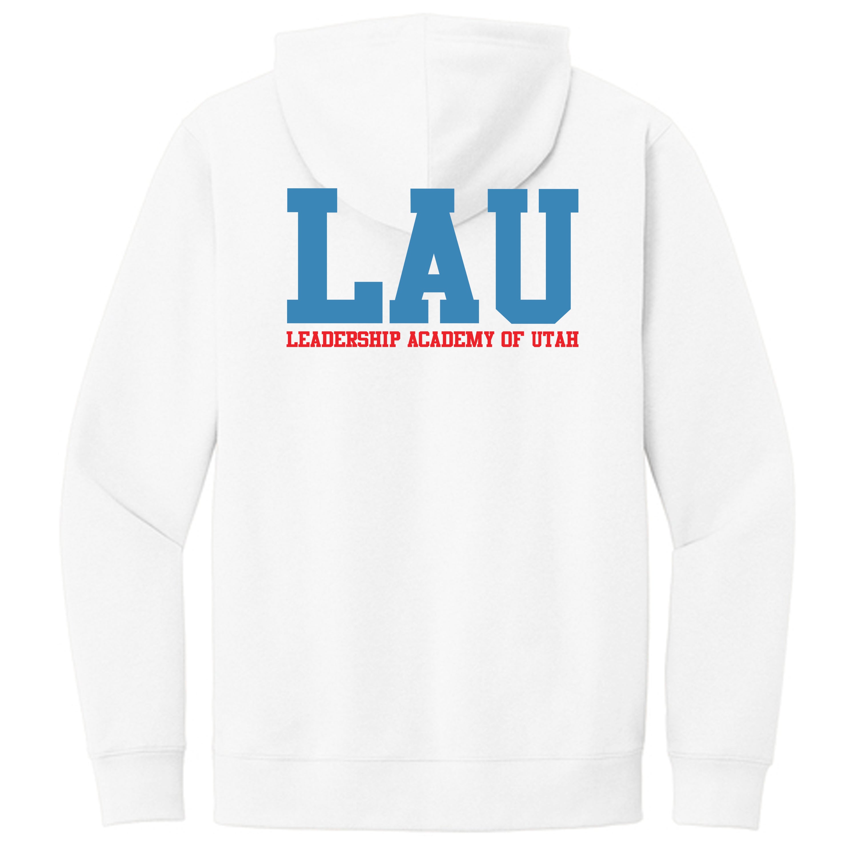 Hoodie LAU Text Blue/Red