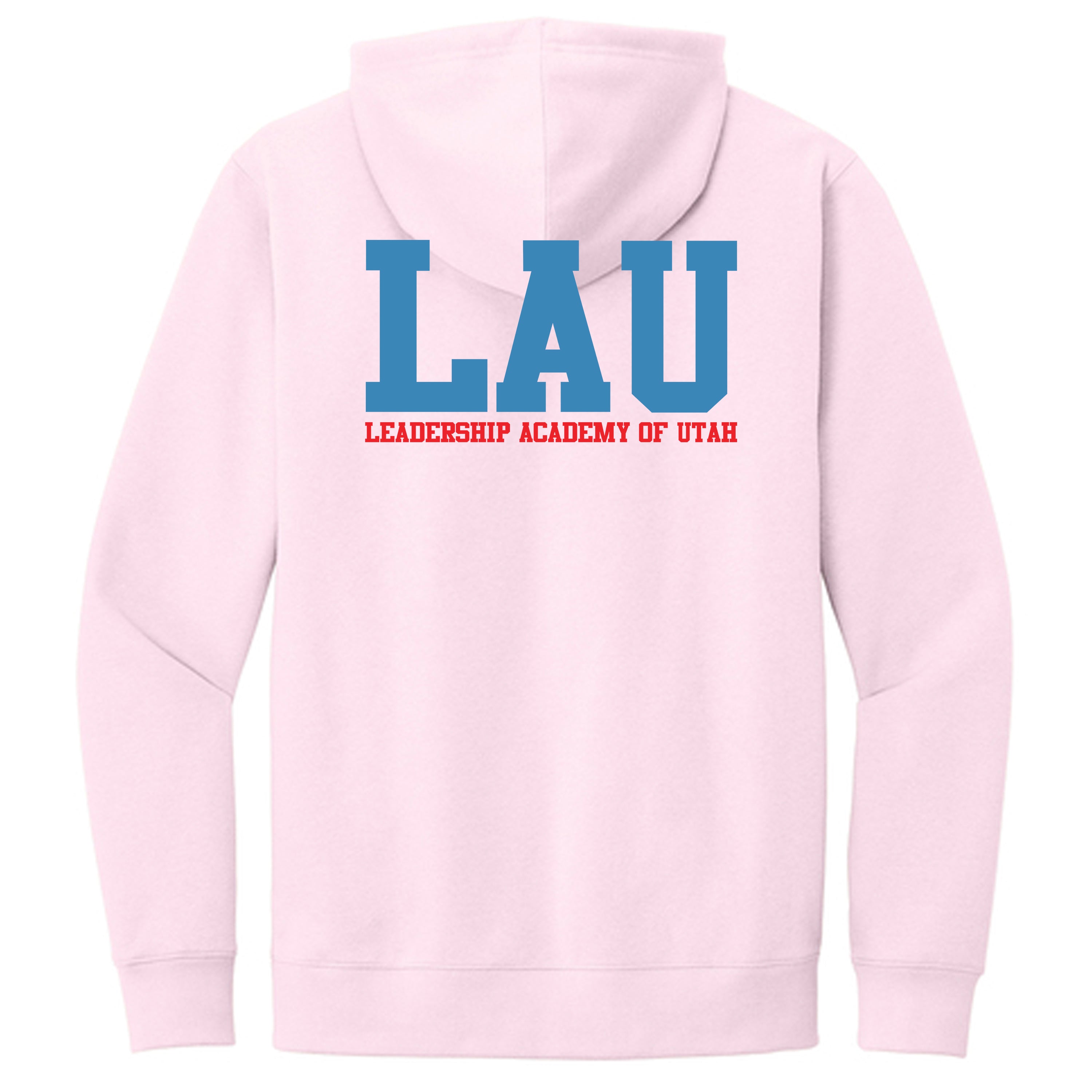 Hoodie LAU Text Blue/Red