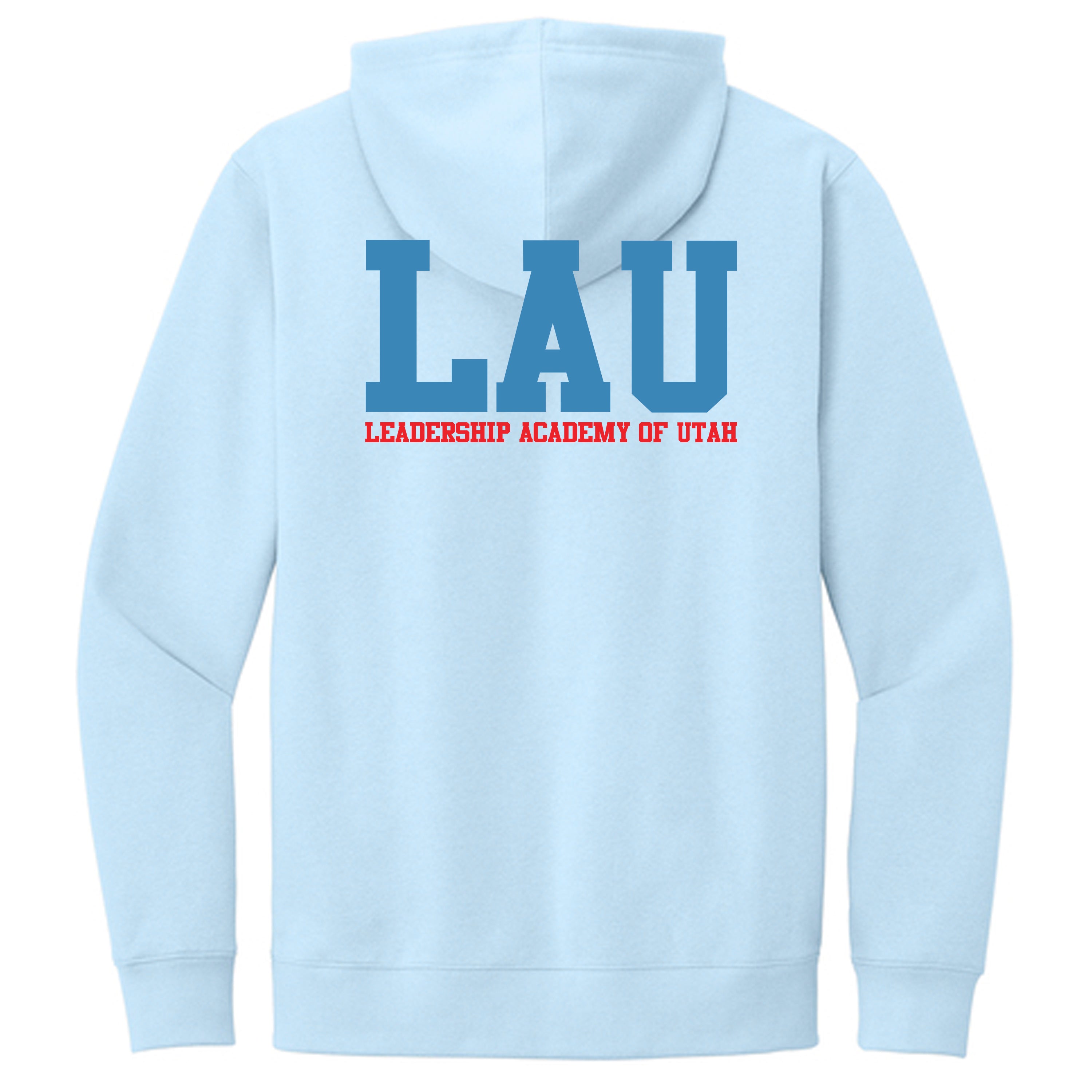 Hoodie LAU Text Blue/Red