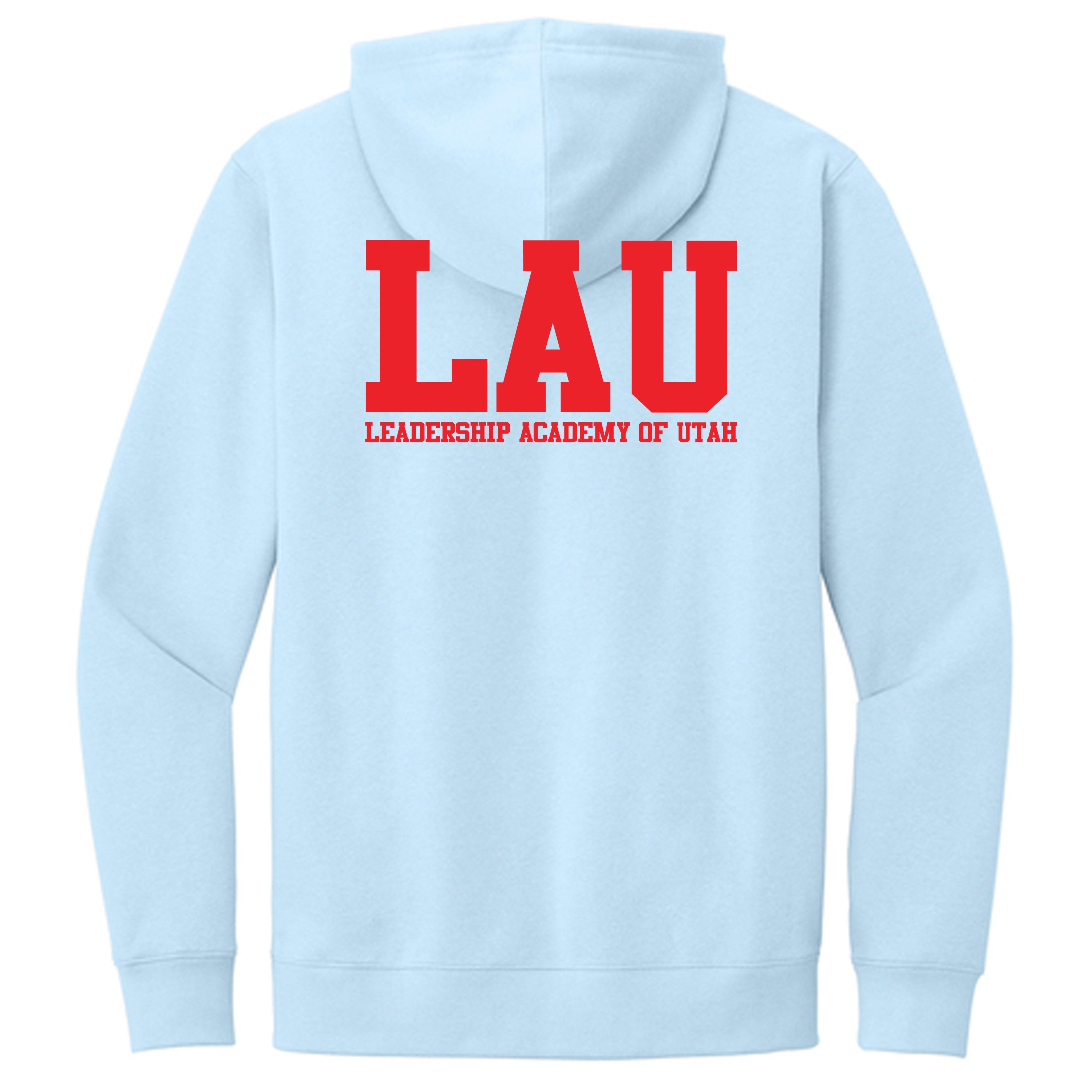 Hoodie LAU Text Red