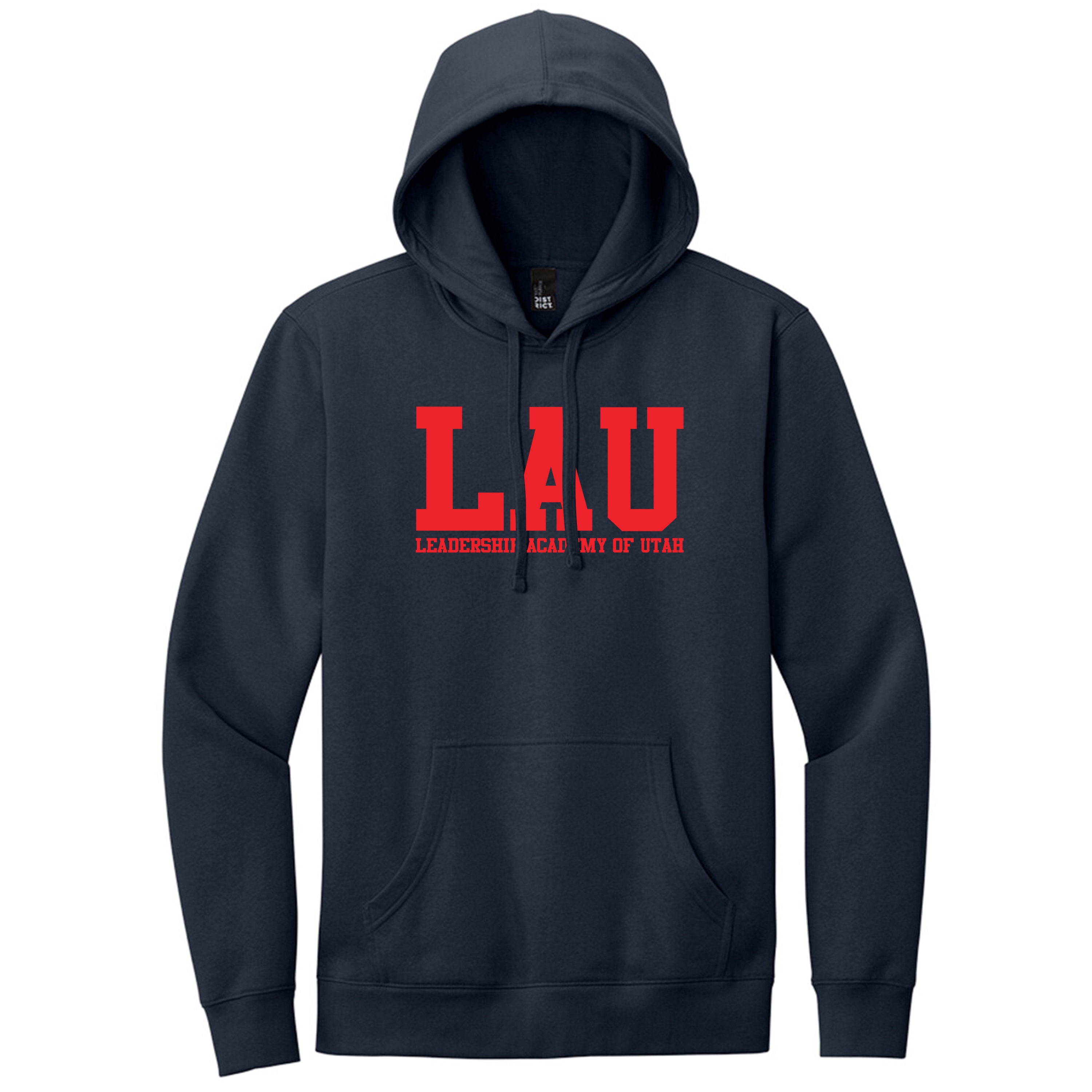 Hoodie LAU TEXT RED