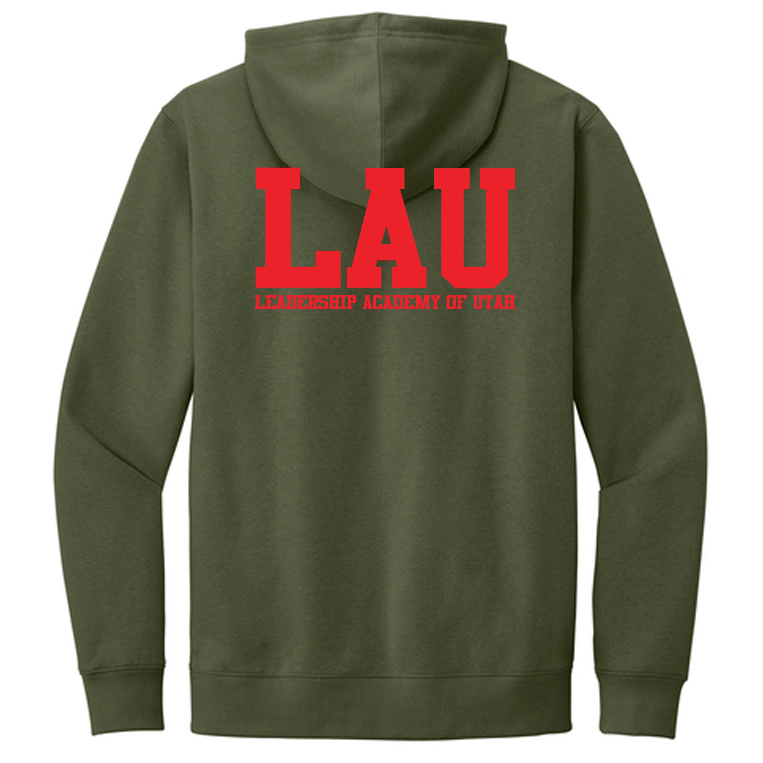Hoodie LAU Text Red