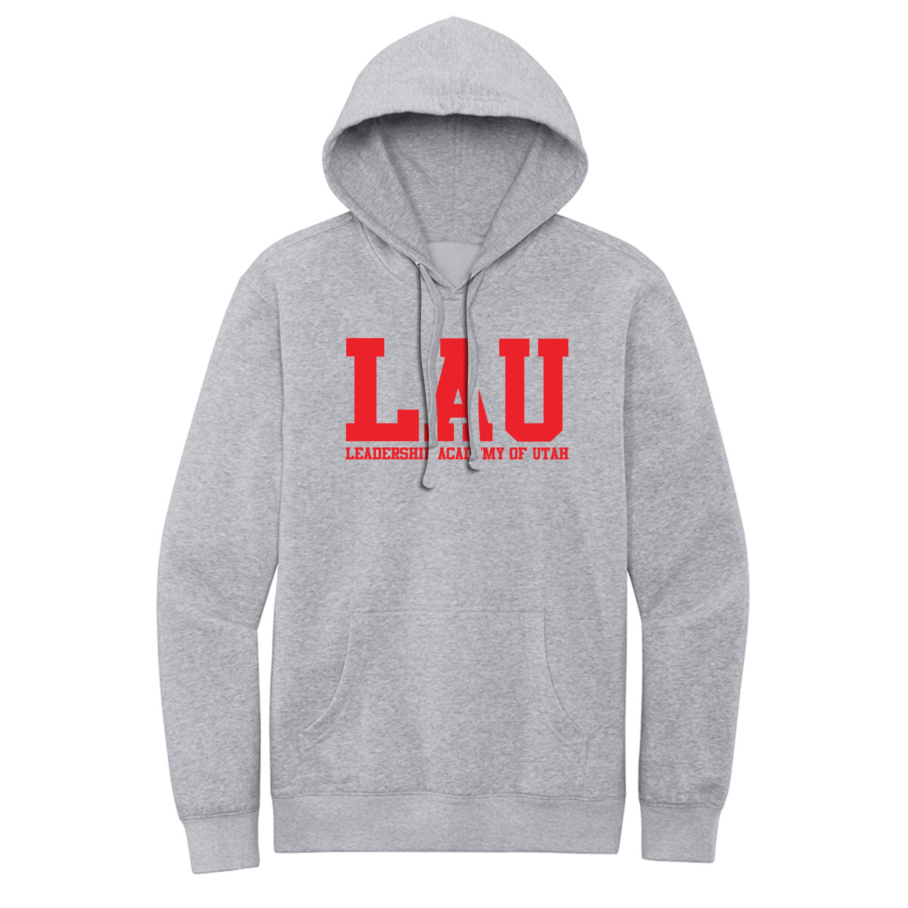 Hoodie LAU TEXT RED