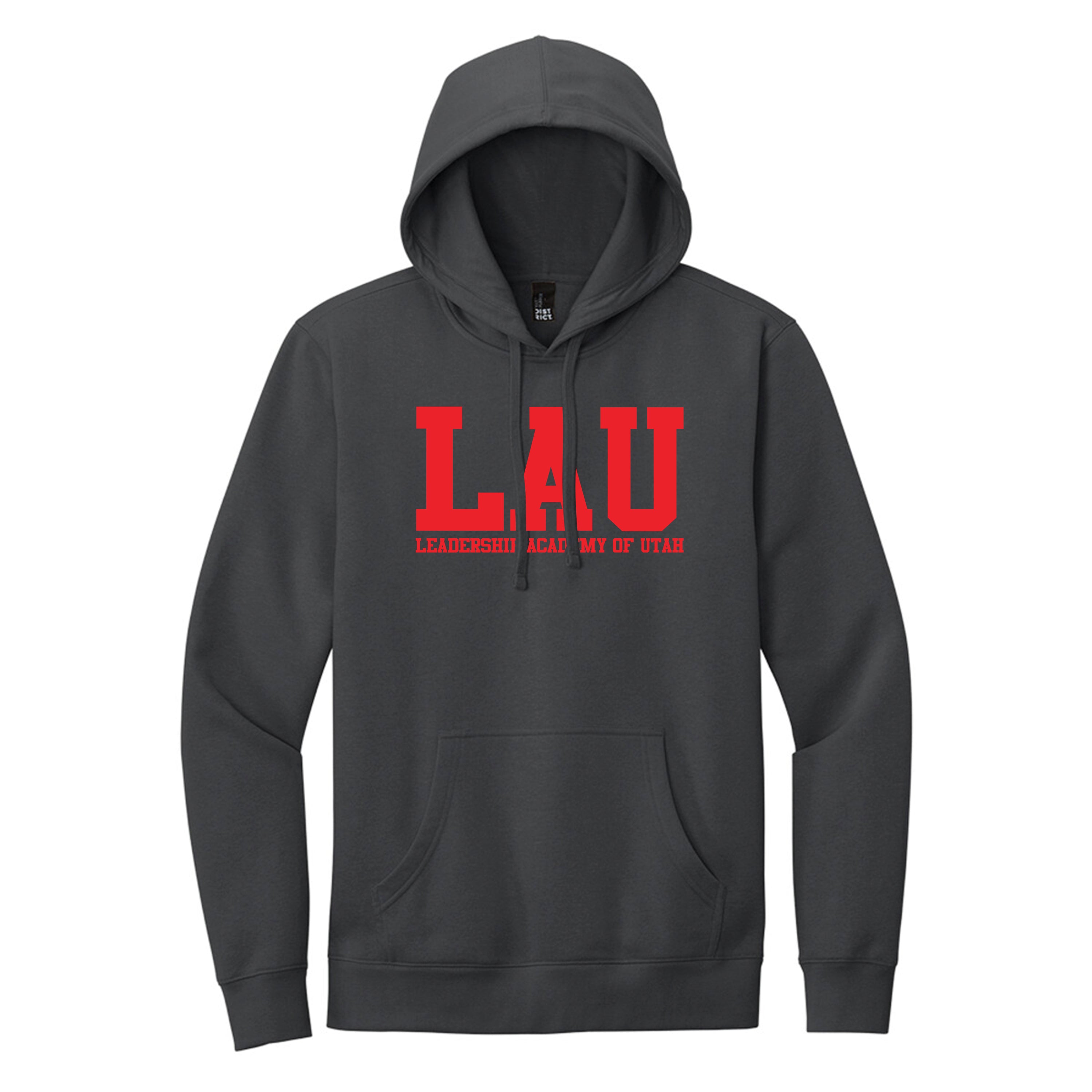 Hoodie LAU TEXT RED