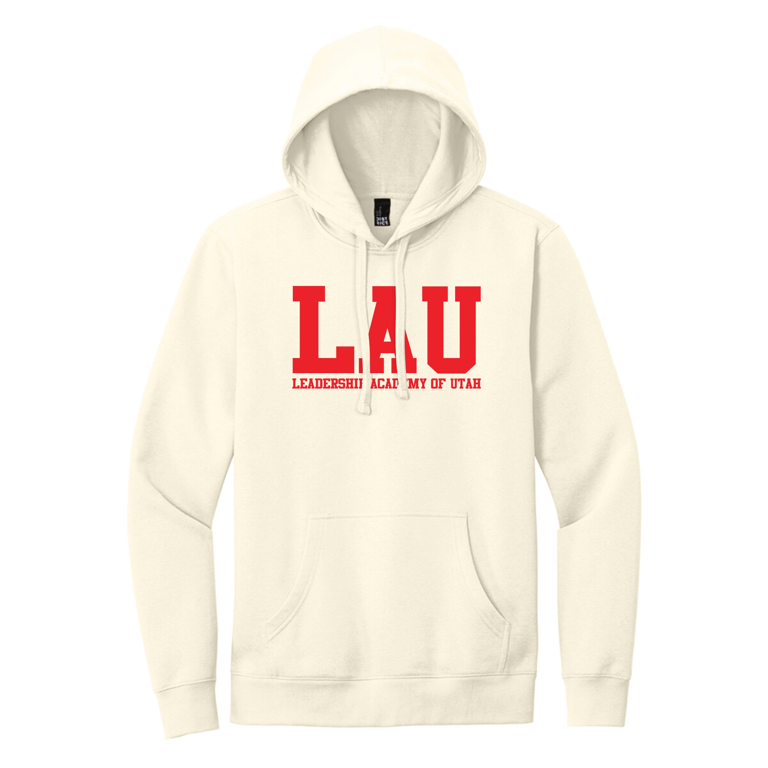 Hoodie LAU TEXT RED