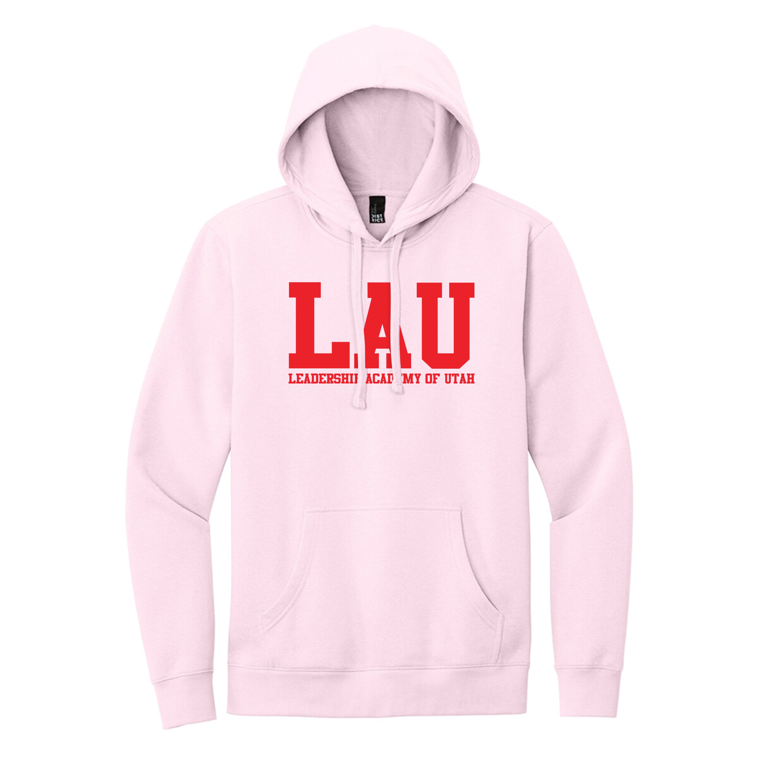 Hoodie LAU TEXT RED