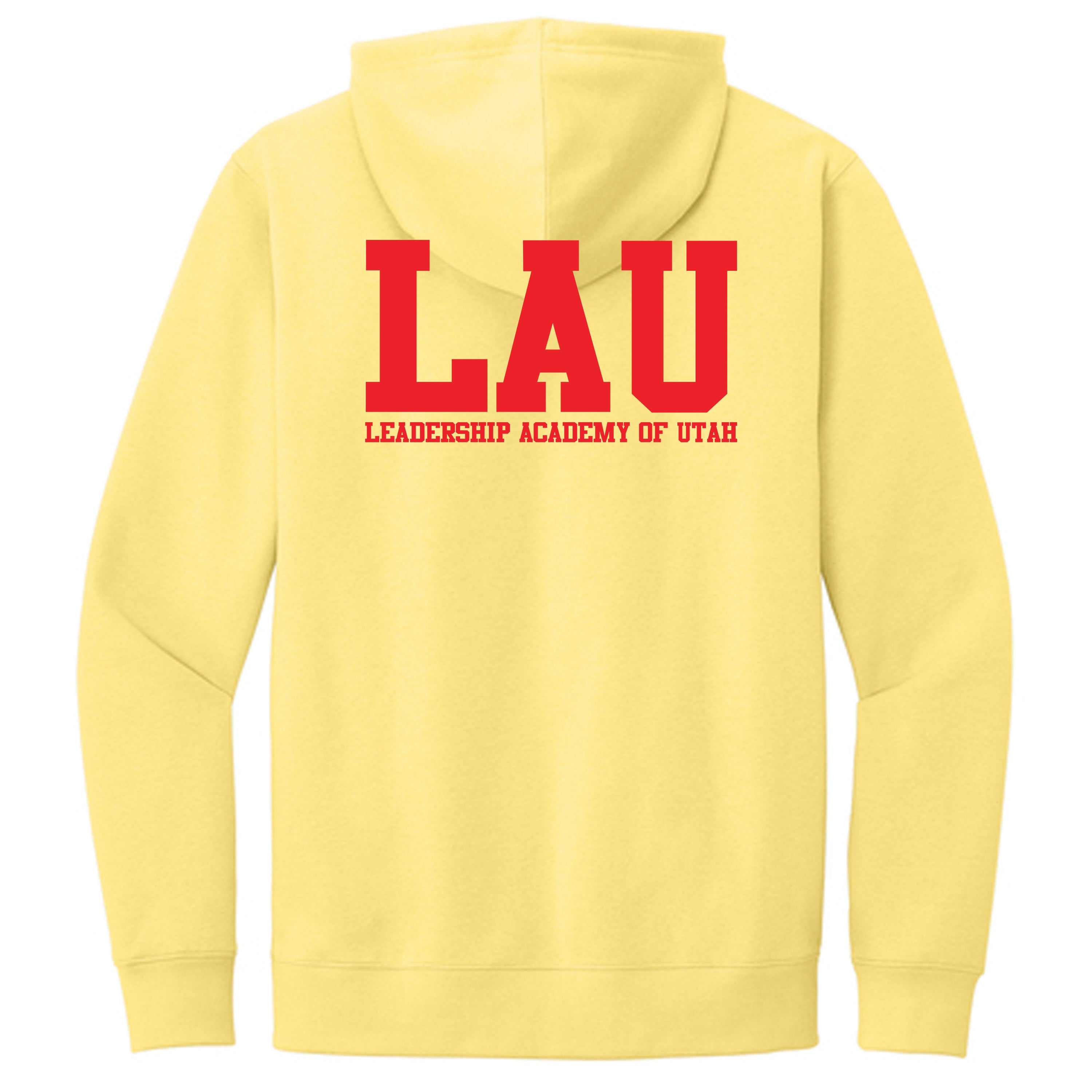 Hoodie LAU Text Red