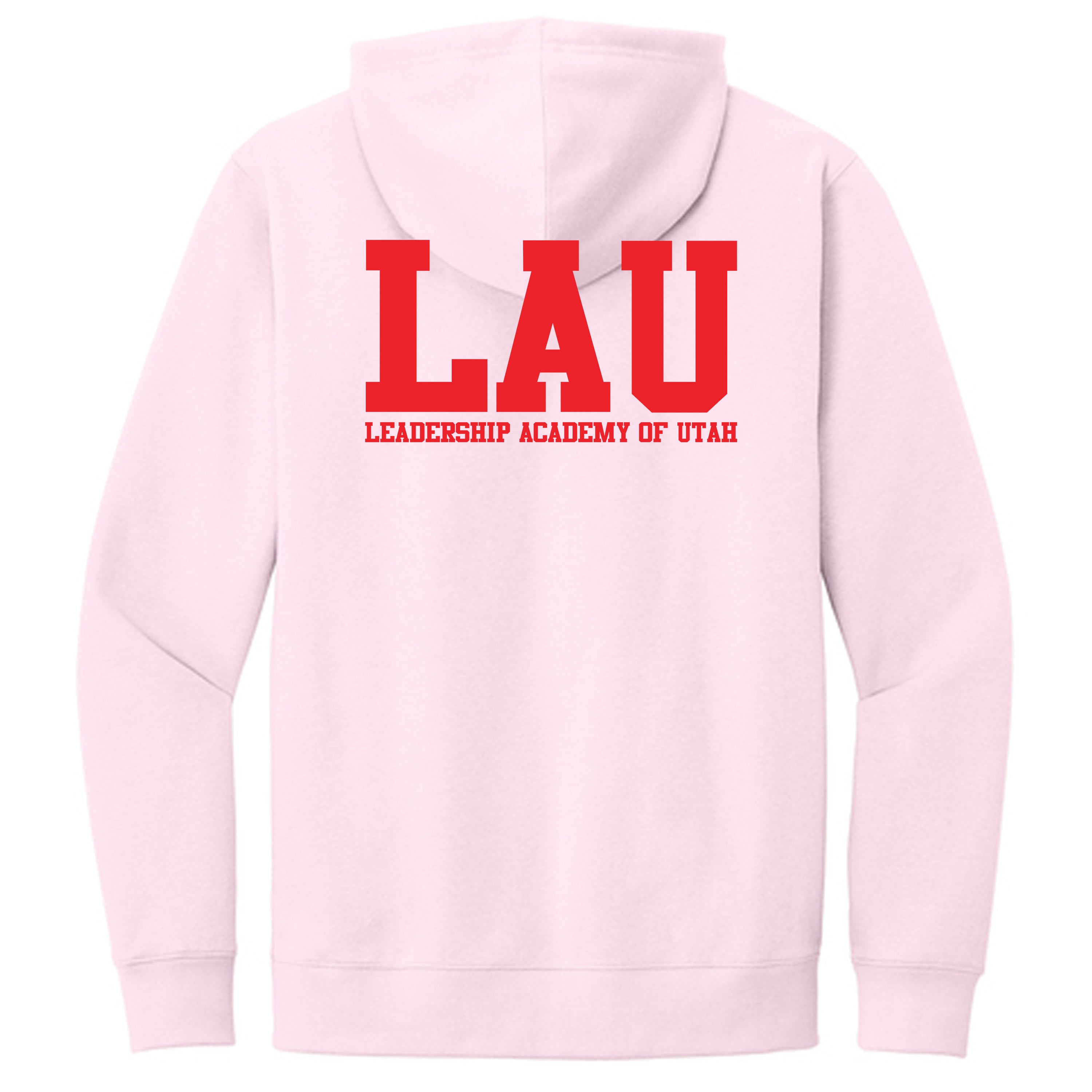 Hoodie LAU Text Red
