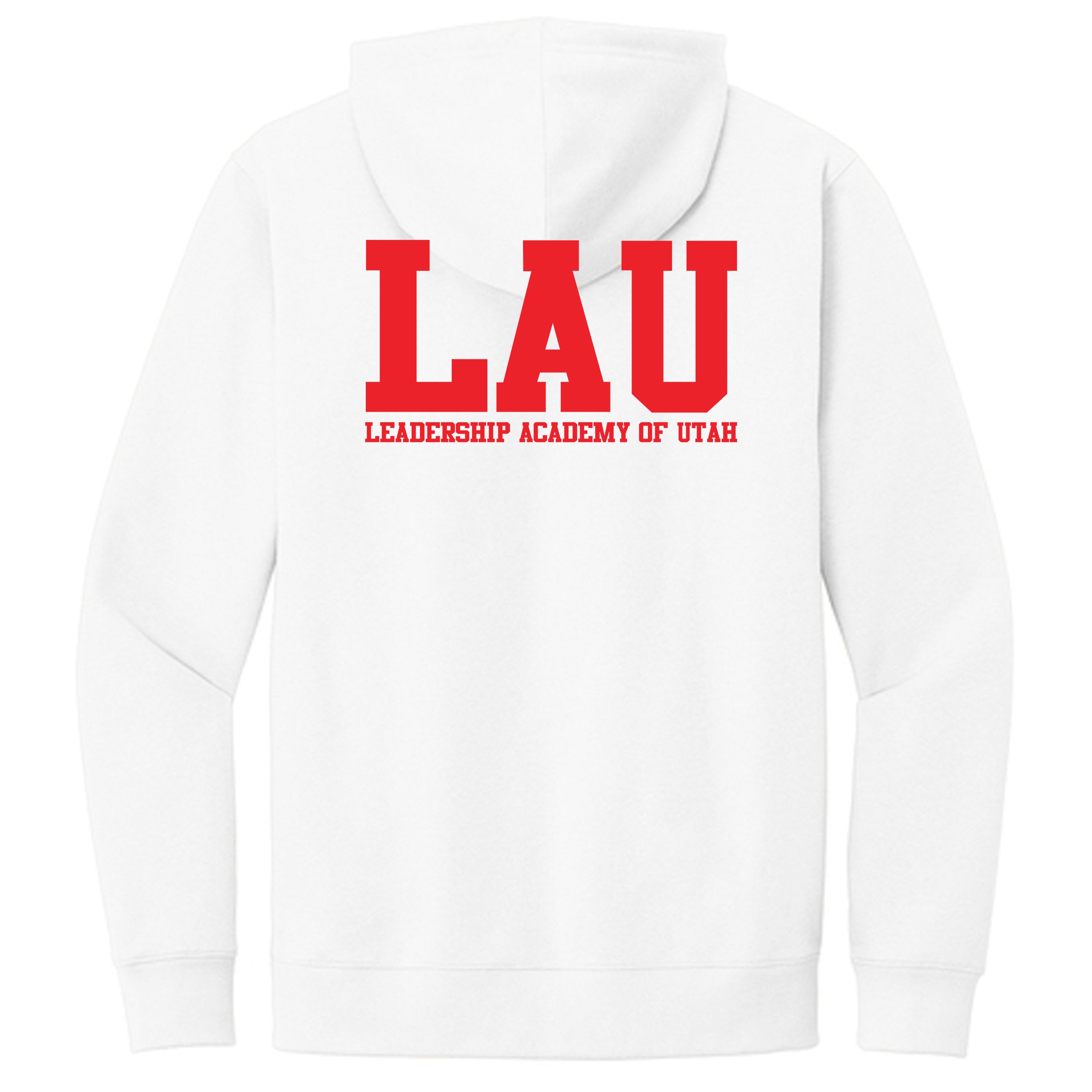 Hoodie LAU Text Red