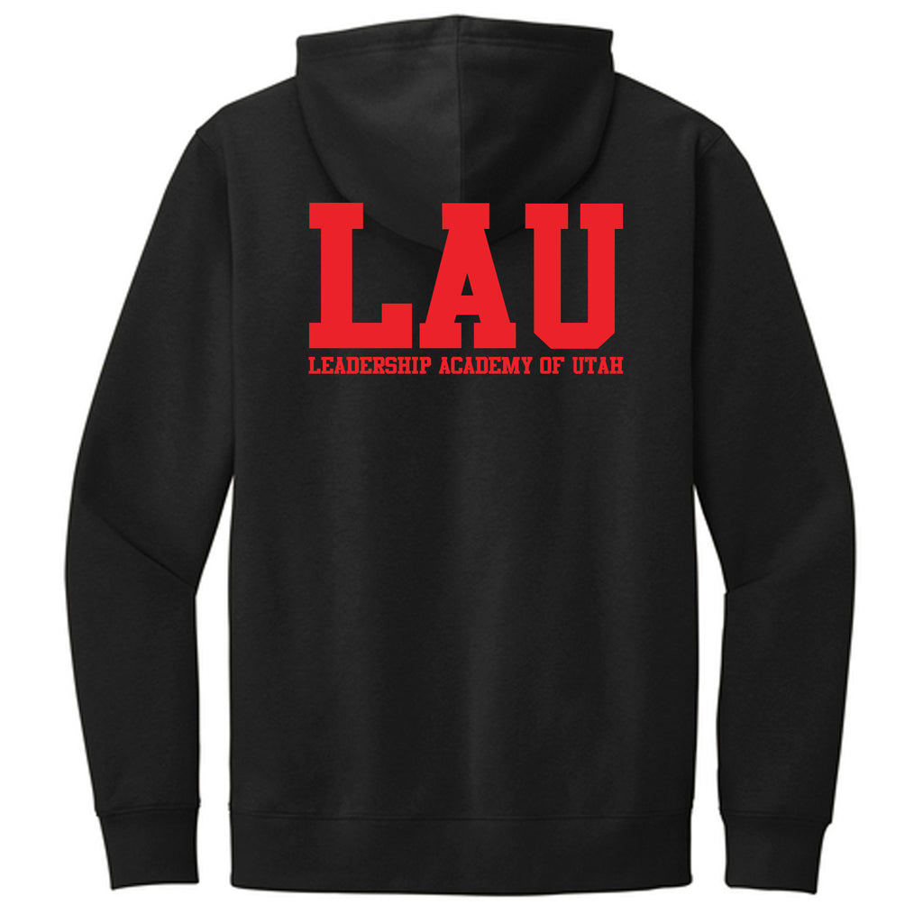Hoodie LAU Text Red