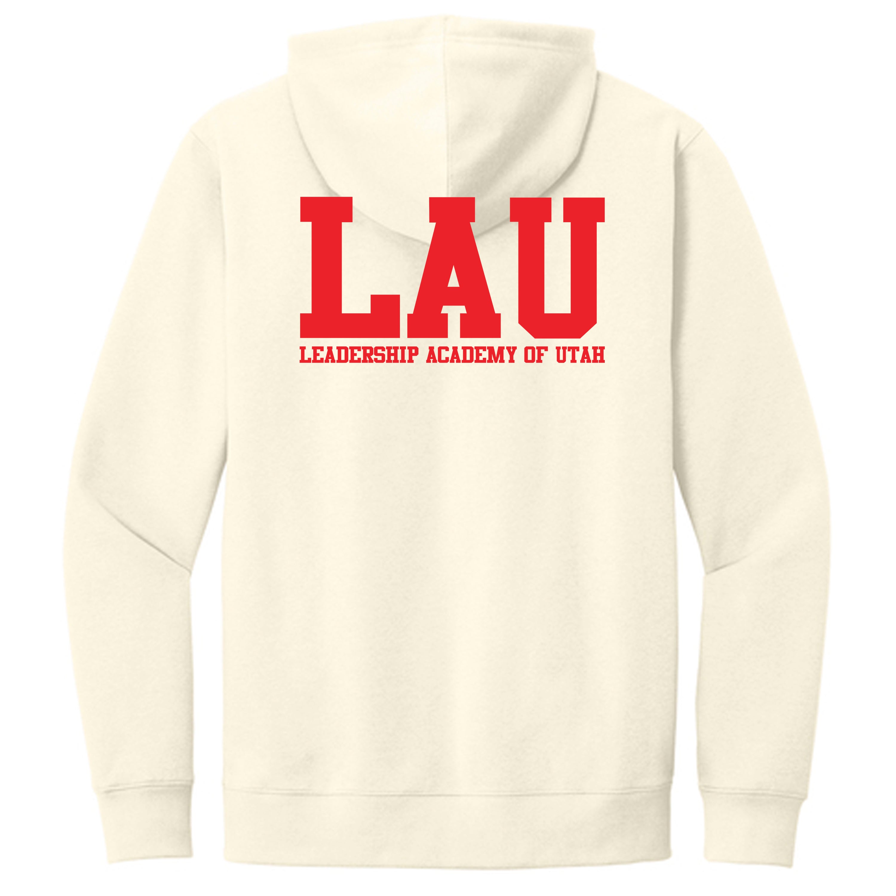 Hoodie LAU Text Red