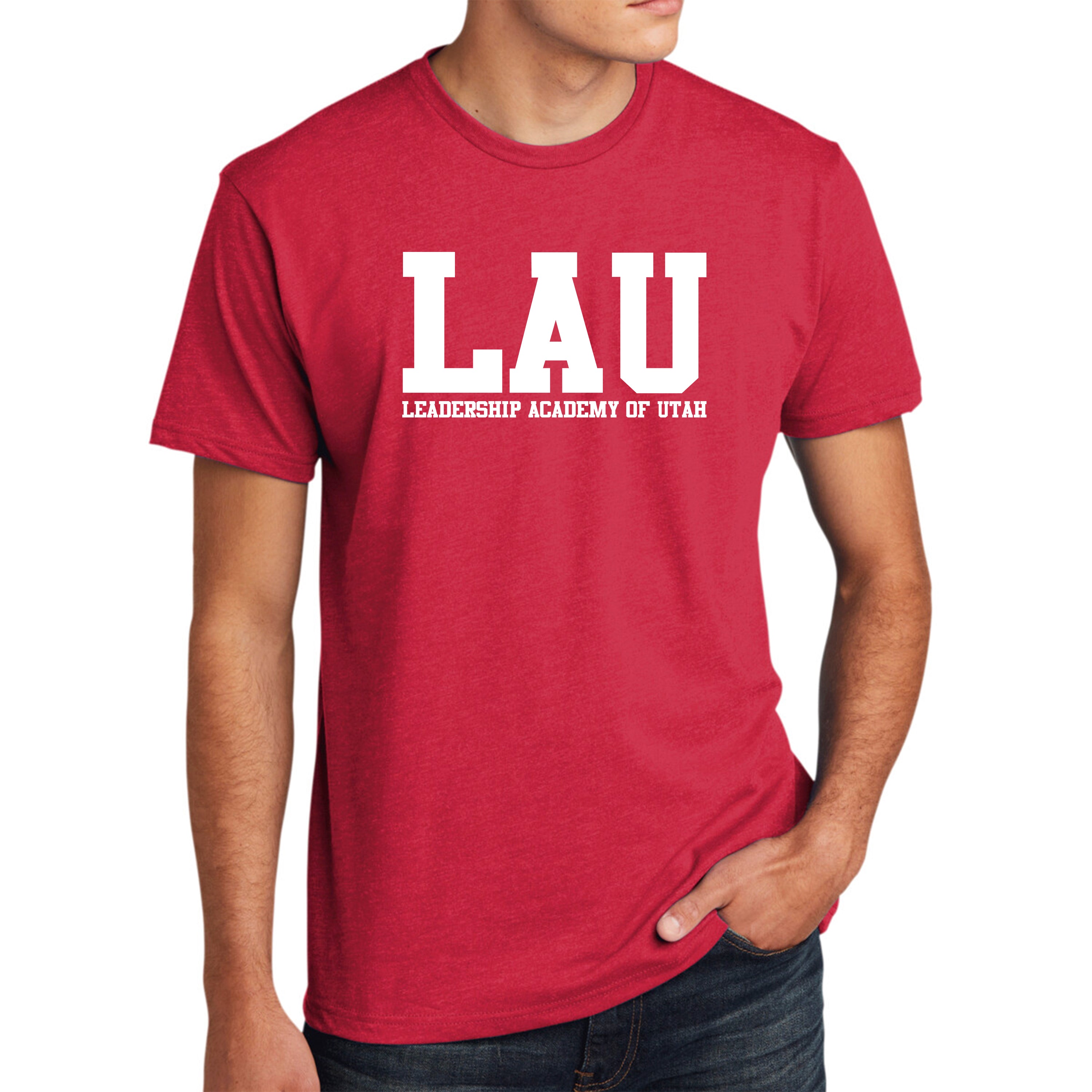 Short Sleeve LAU TEXT WHITE