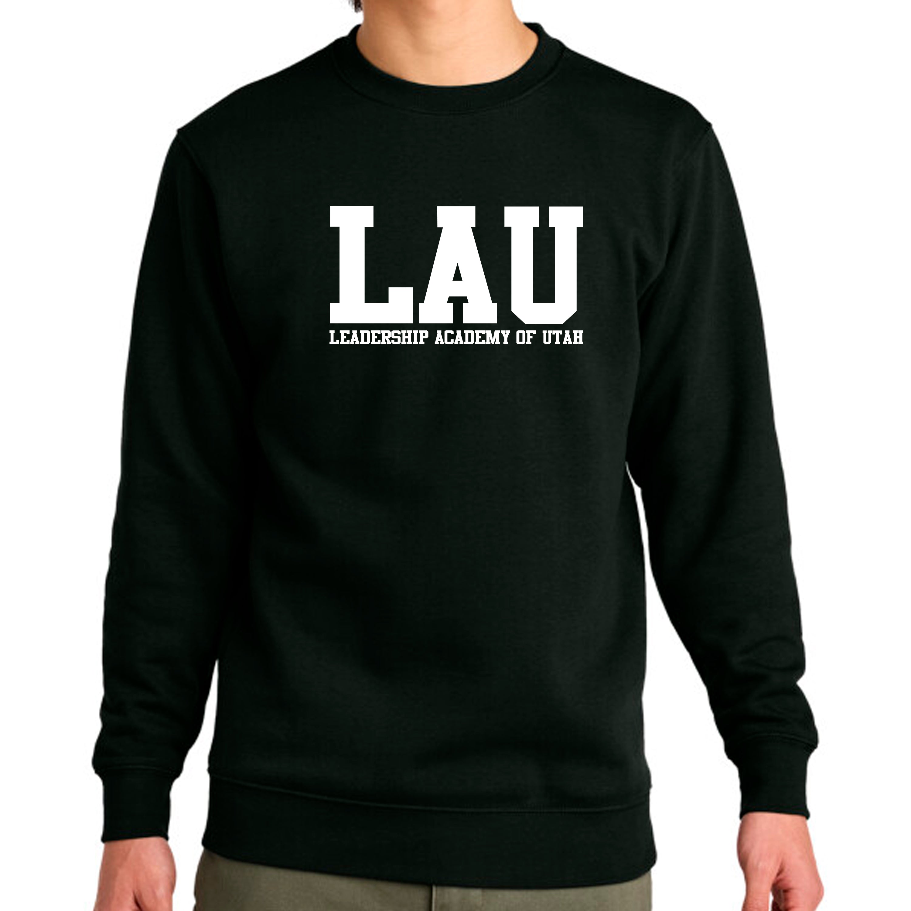 Sweatshirt LAU TEXT WHITE