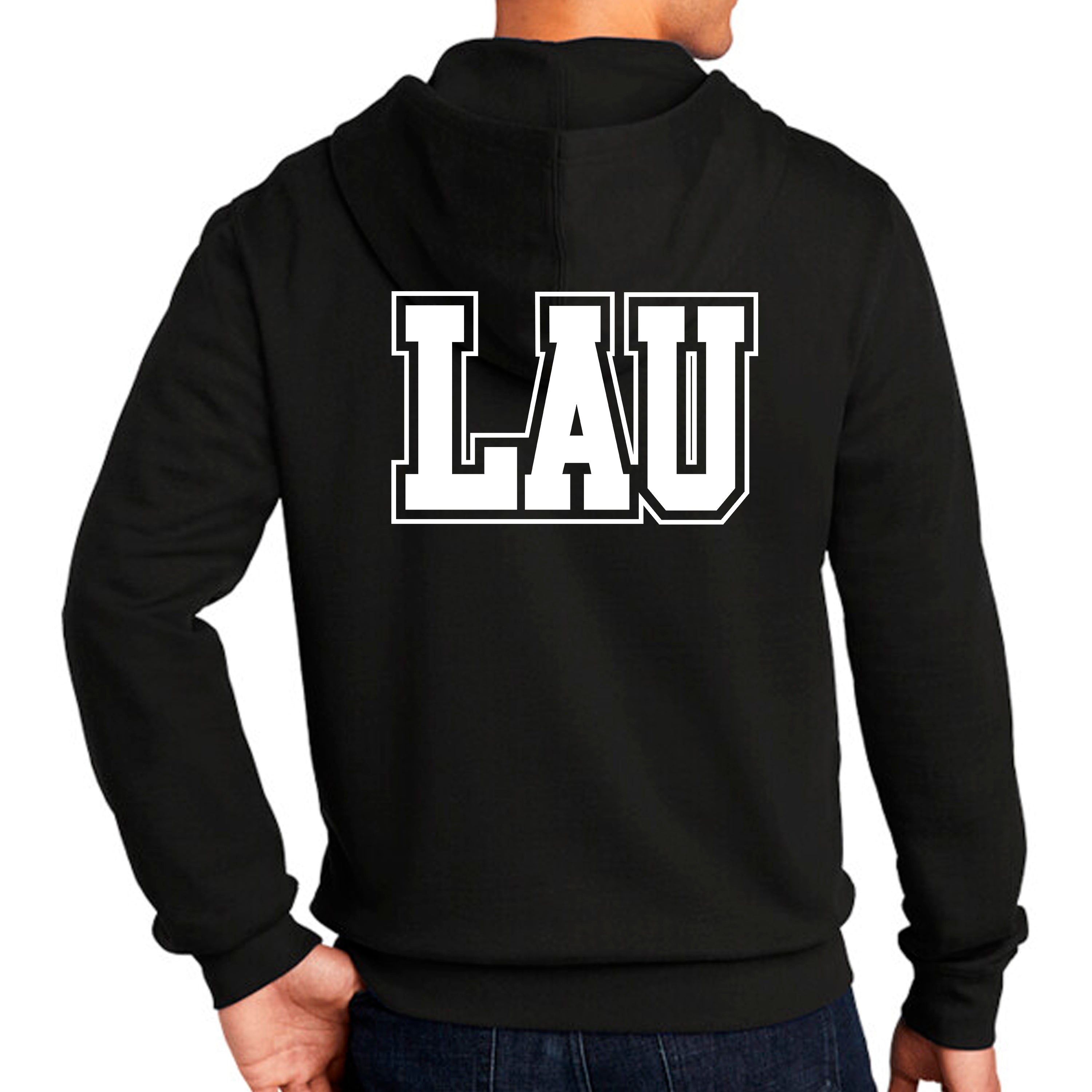 Hoodie LAU WHITE
